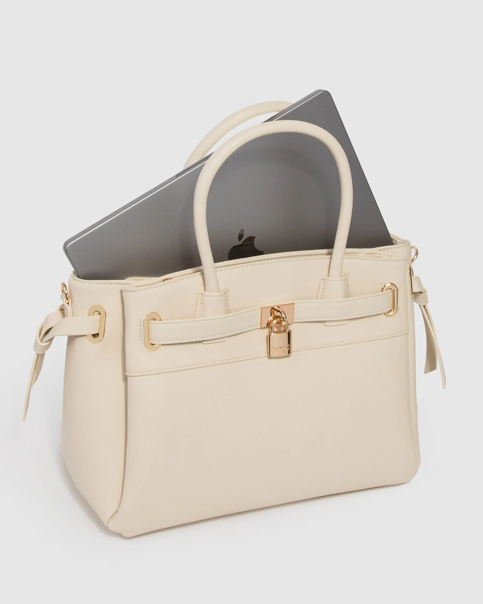Ivory Elora Tie Tassel Tote Bag - Image 3