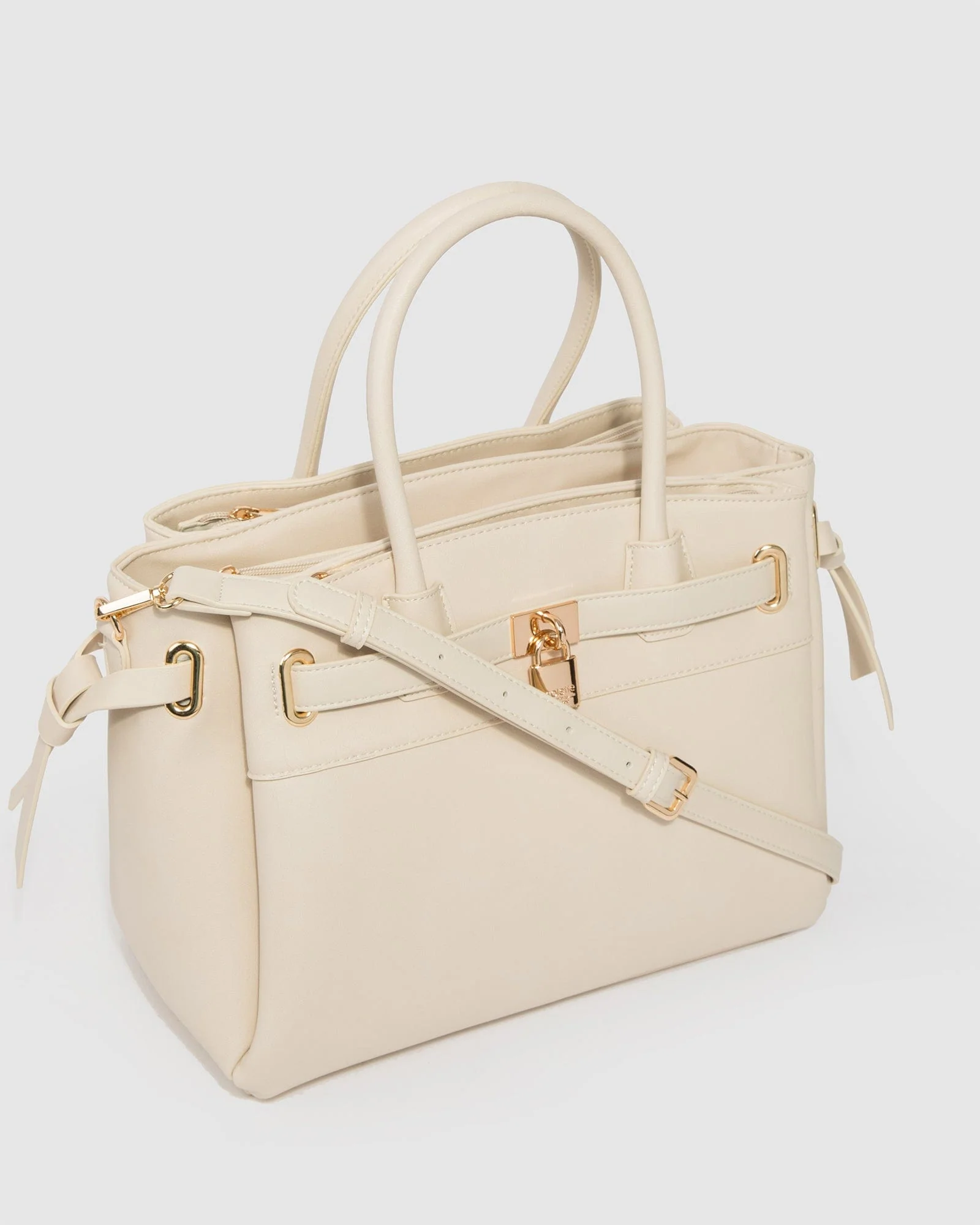 Ivory Elora Tie Tassel Tote Bag - Image 4