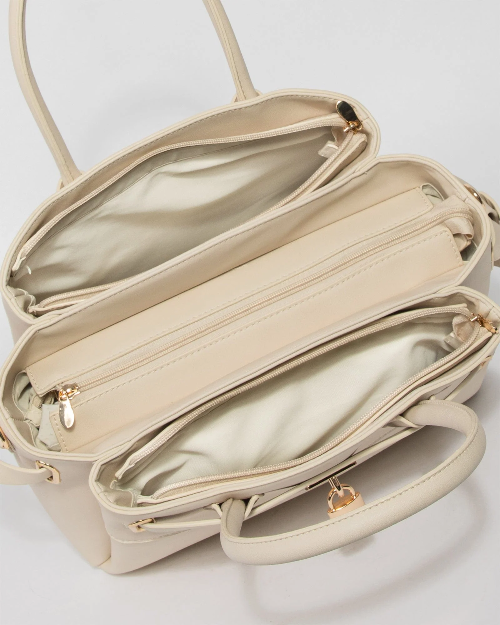 Ivory Elora Tie Tassel Tote Bag - Image 9