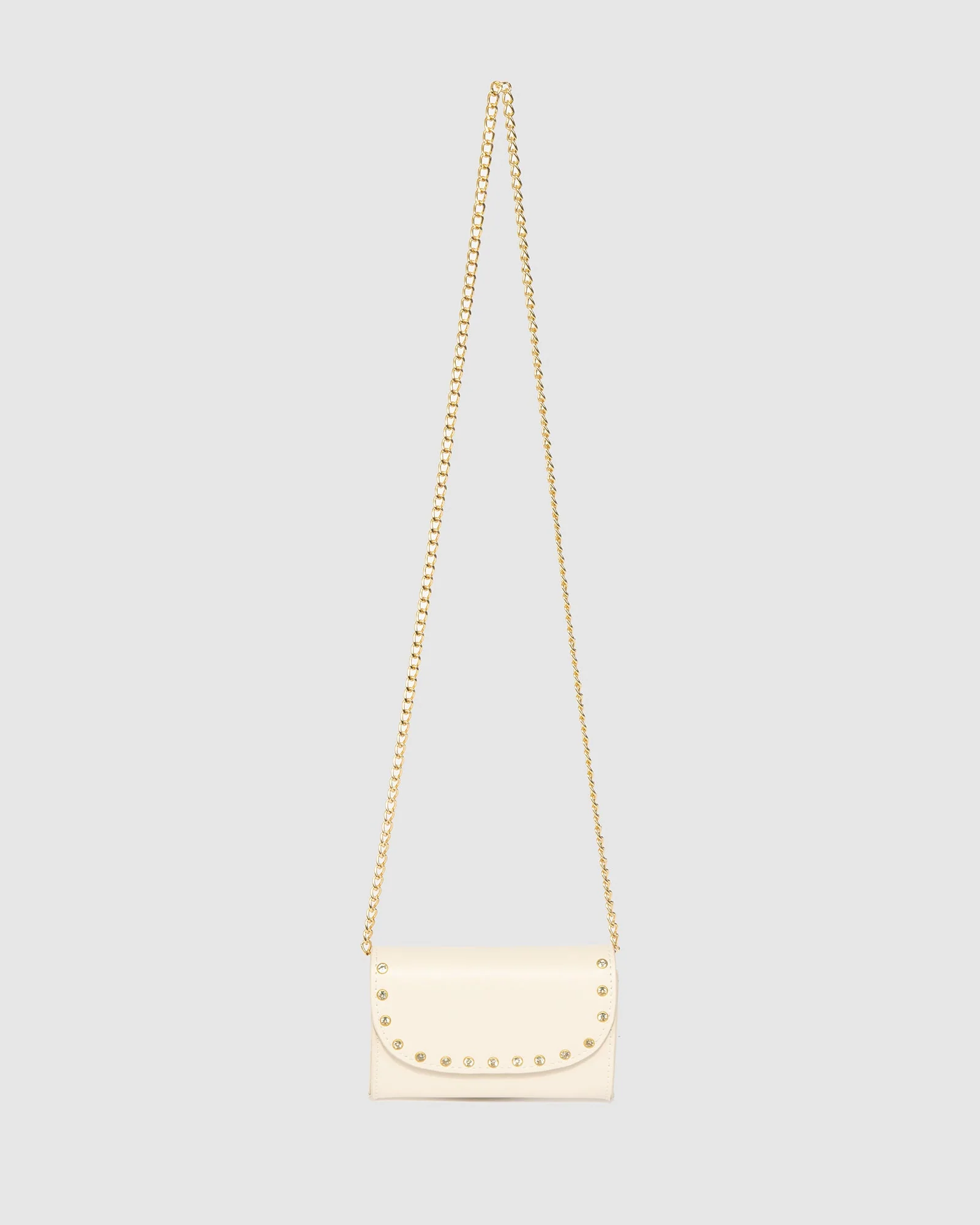 Ivory Kids Diamonte Clutch Bag - Image 3