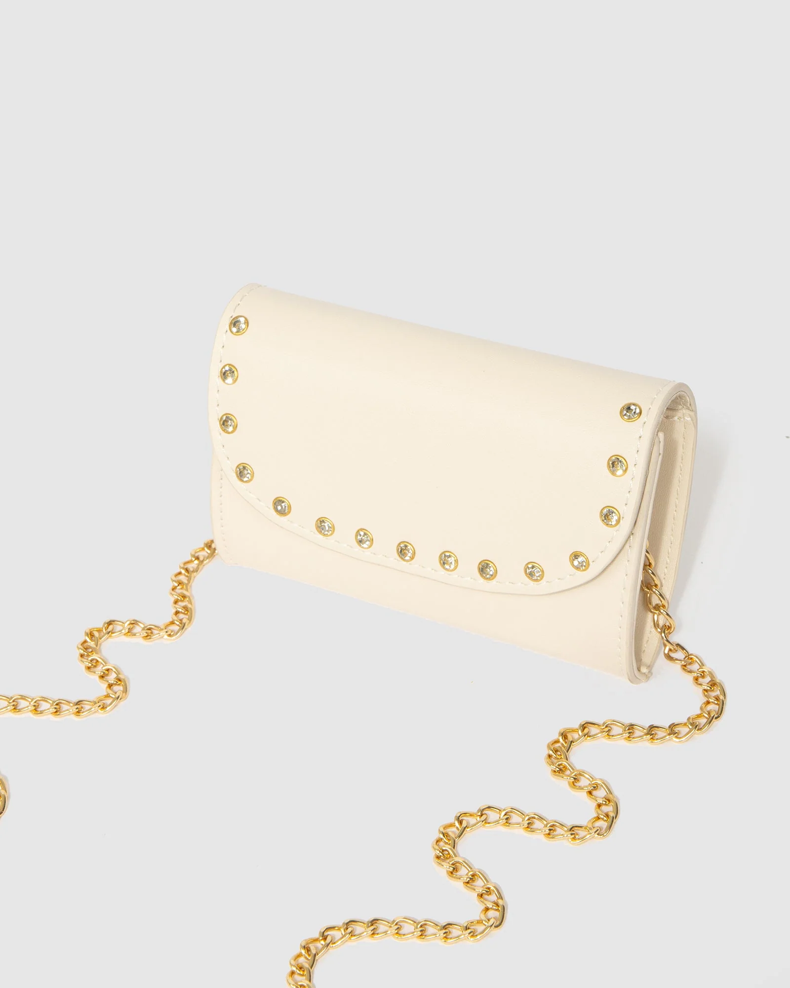 Ivory Kids Diamonte Clutch Bag - Image 4