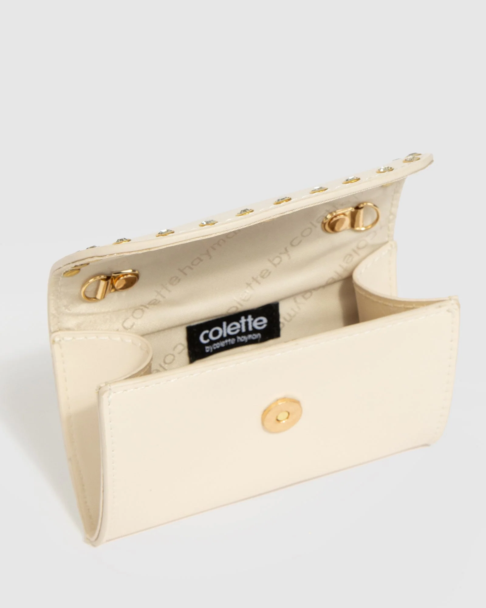Ivory Kids Diamonte Clutch Bag - Image 5