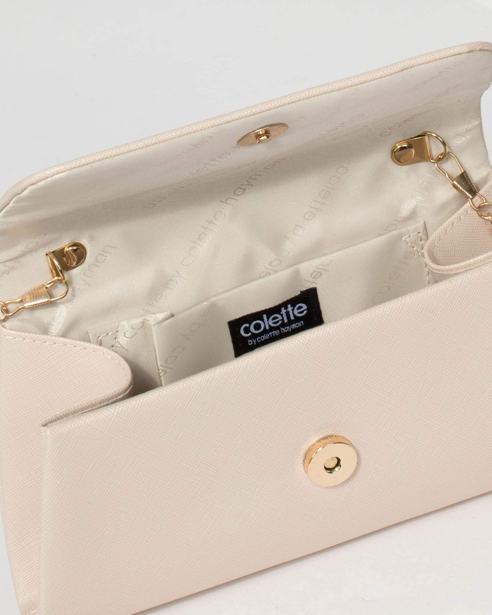 Ivory Leaha Evening Clutch Bag - Image 7