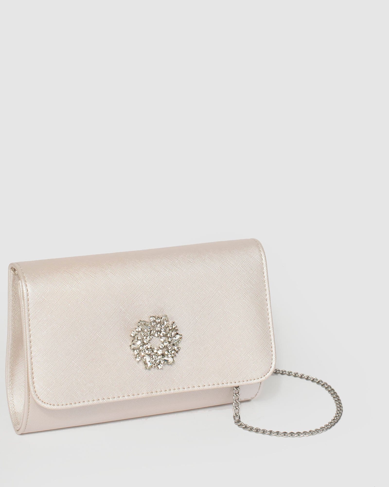 Ivory Lulu Crystal Clutch Bag - Image 3