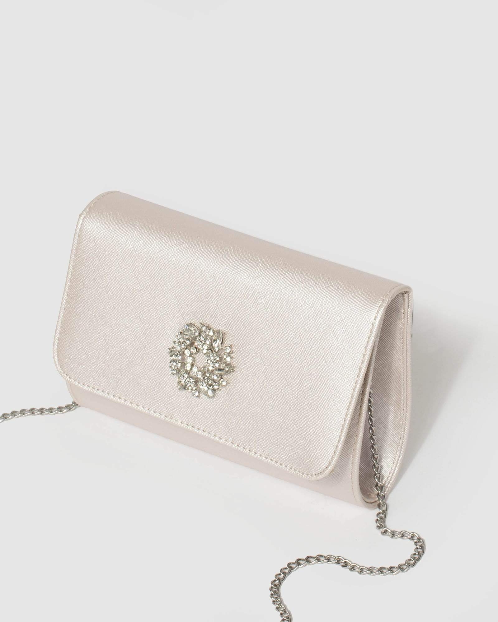 Ivory Lulu Crystal Clutch Bag - Image 5