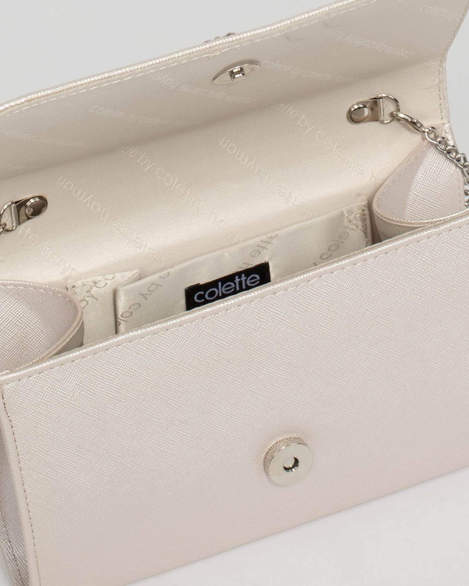 Ivory Lulu Crystal Clutch Bag - Image 7