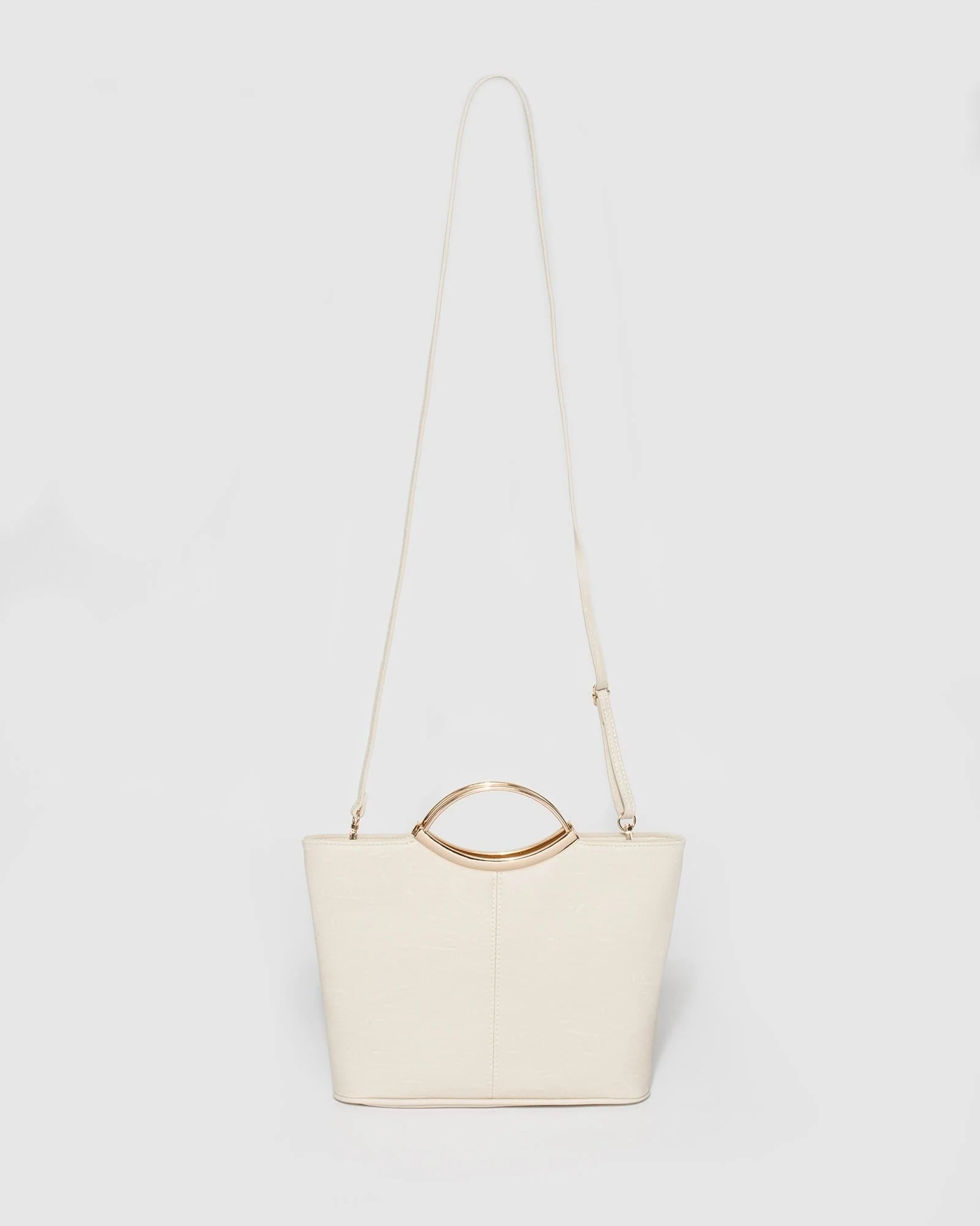 Ivory And Gold Jessie Clutch Bag - Image 4