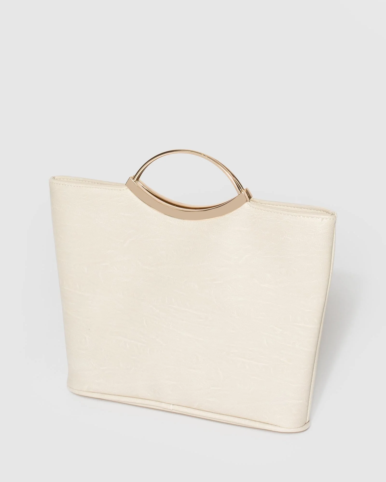 Ivory And Gold Jessie Clutch Bag - Image 6