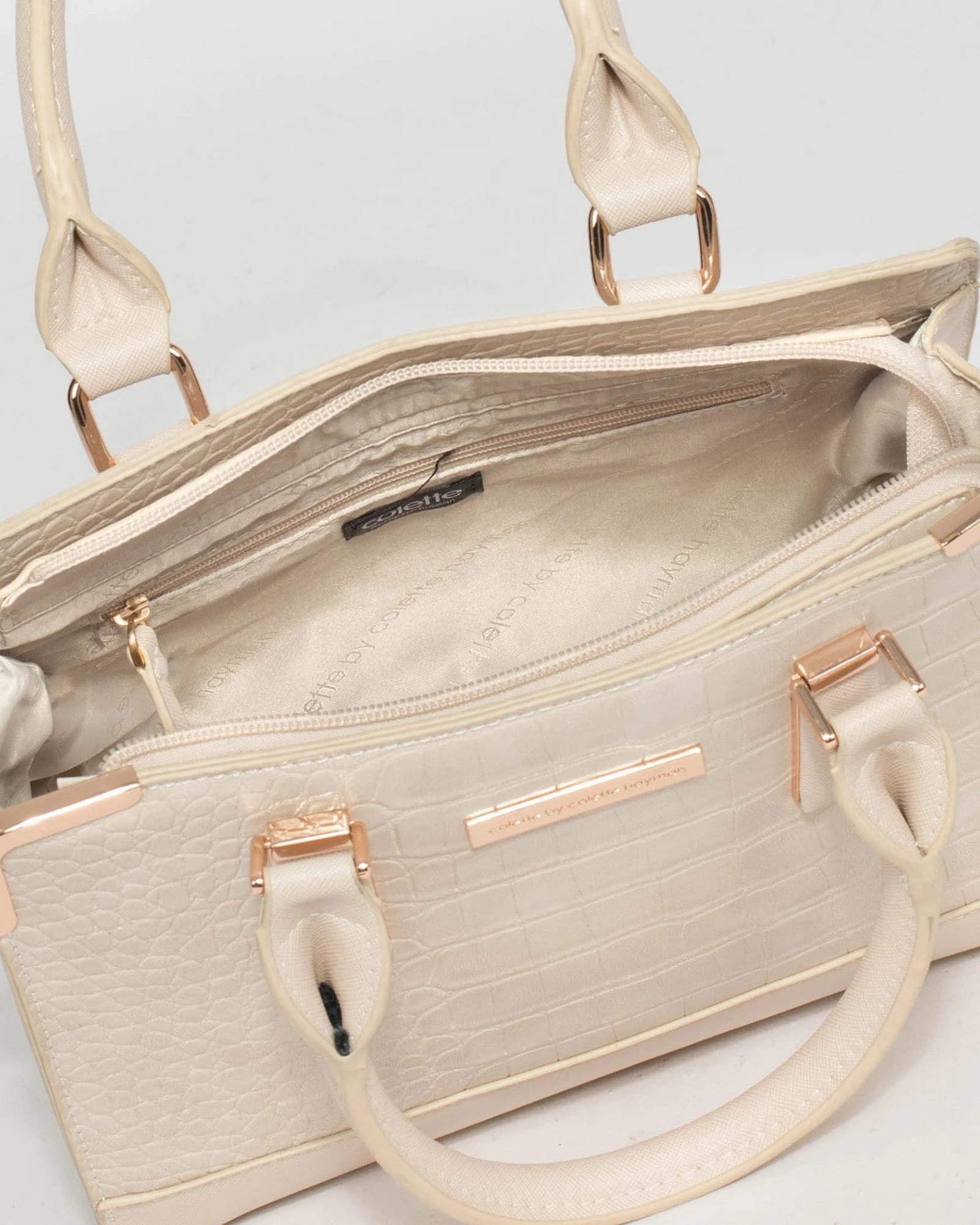 Ivory Stef Panel Tote Bag - Image 7