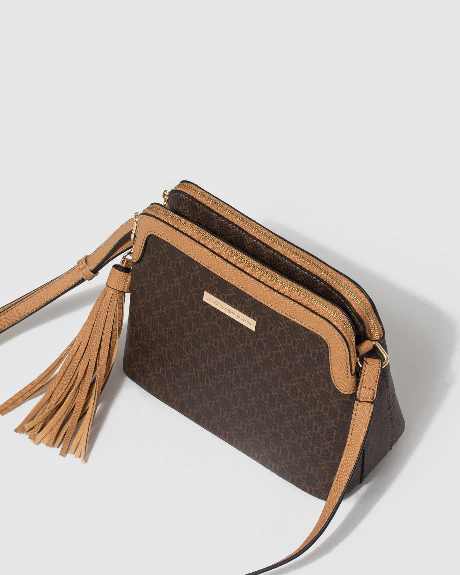 Monogram Tassel Crossbody Bag - Image 7