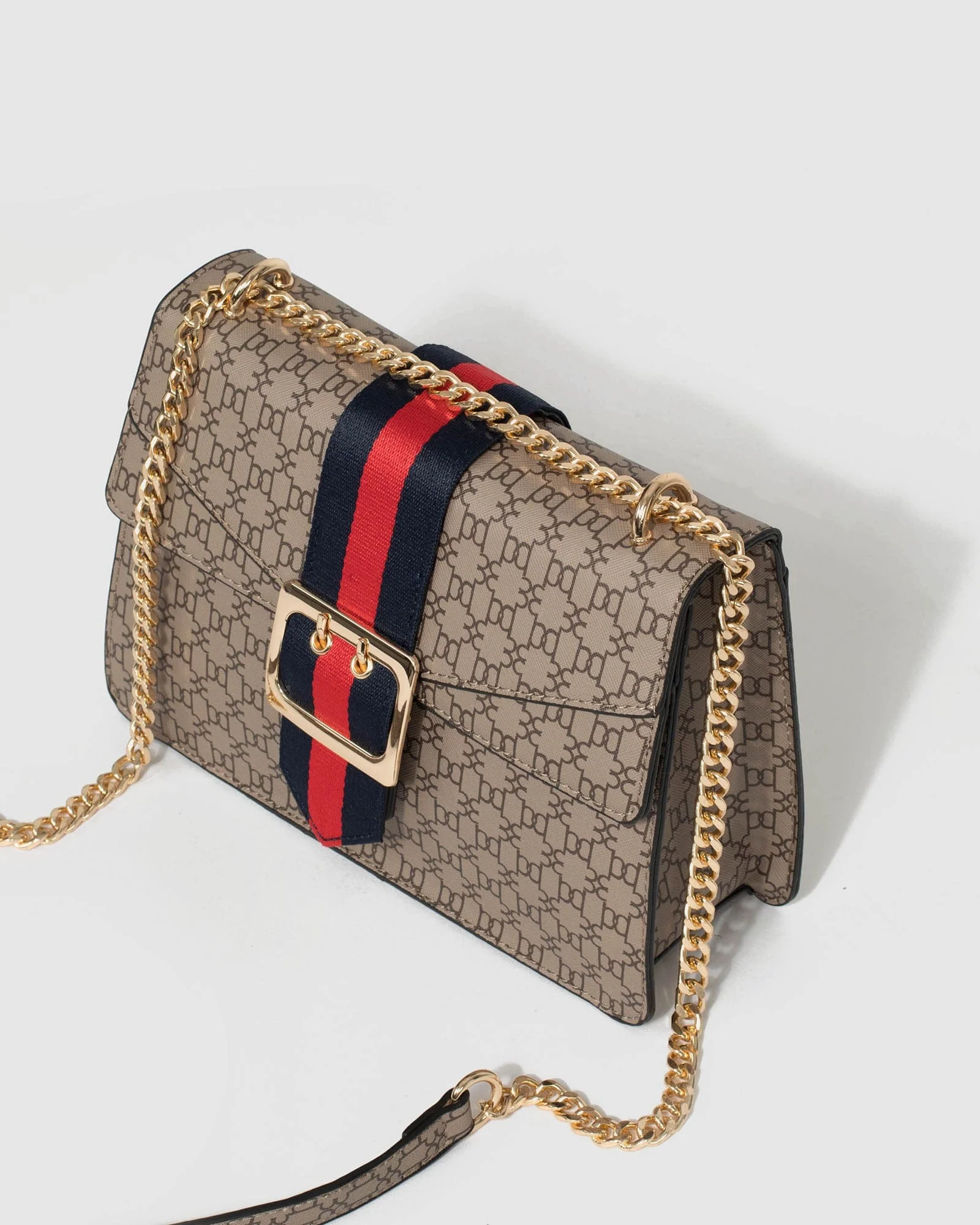 Monogram Buckle Crossbody Bag - Image 7