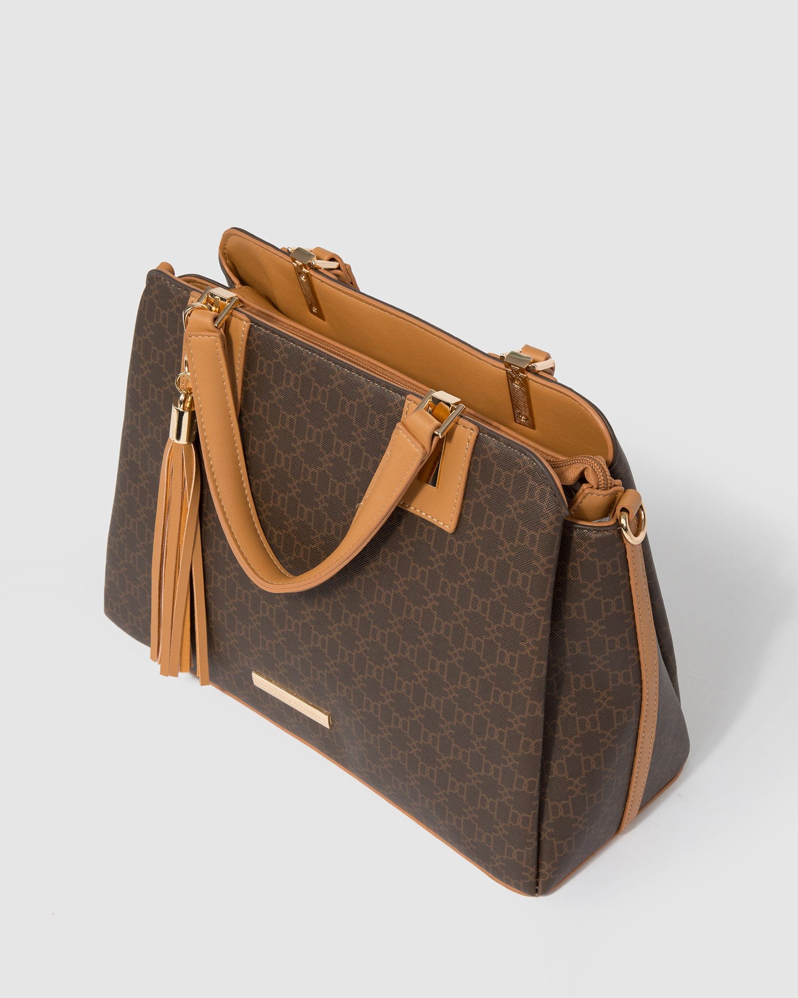 Monogram Toni Tassel Tote Bag - Image 6