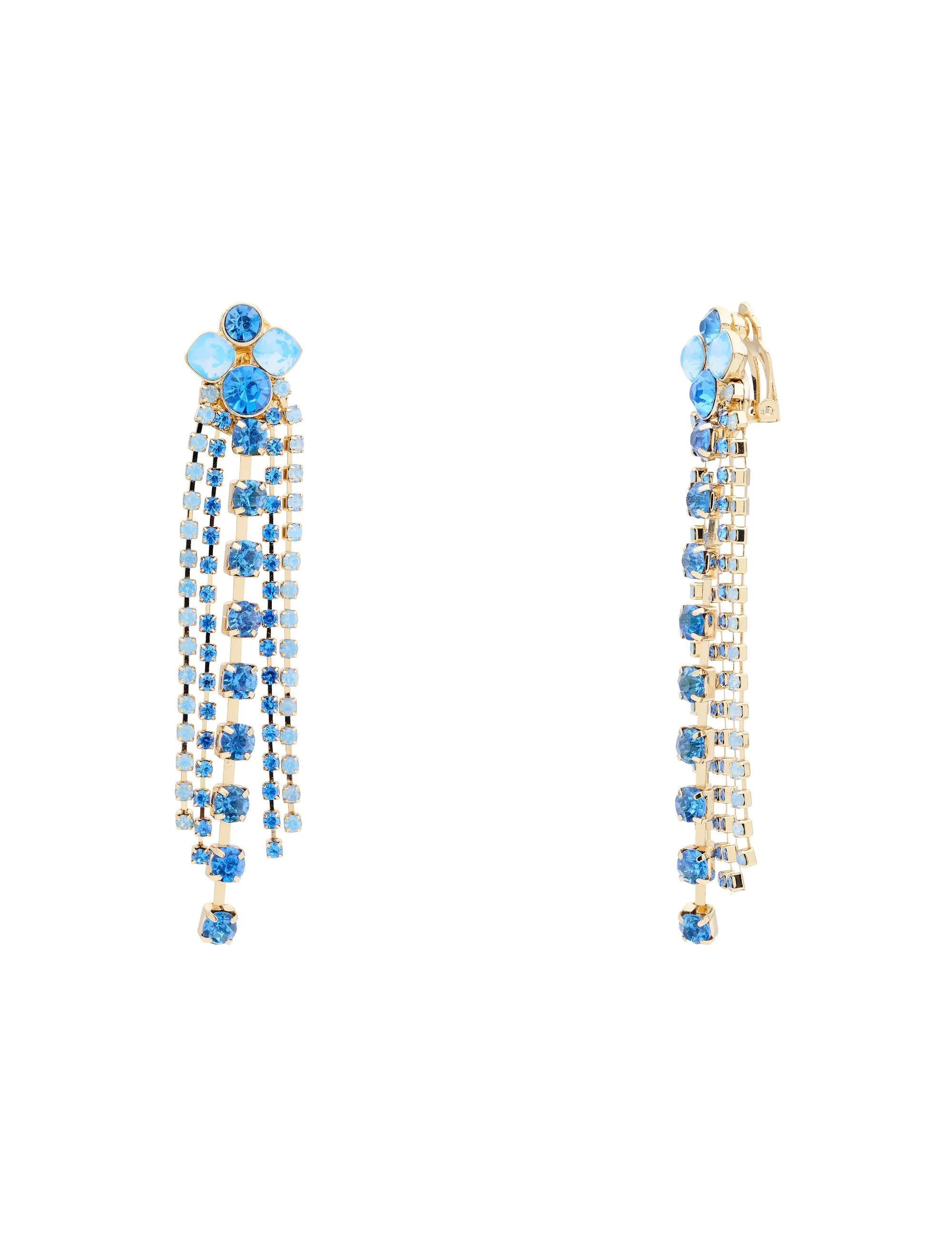 MULTI WATERFALL CLIP EARRINGS - Image 3