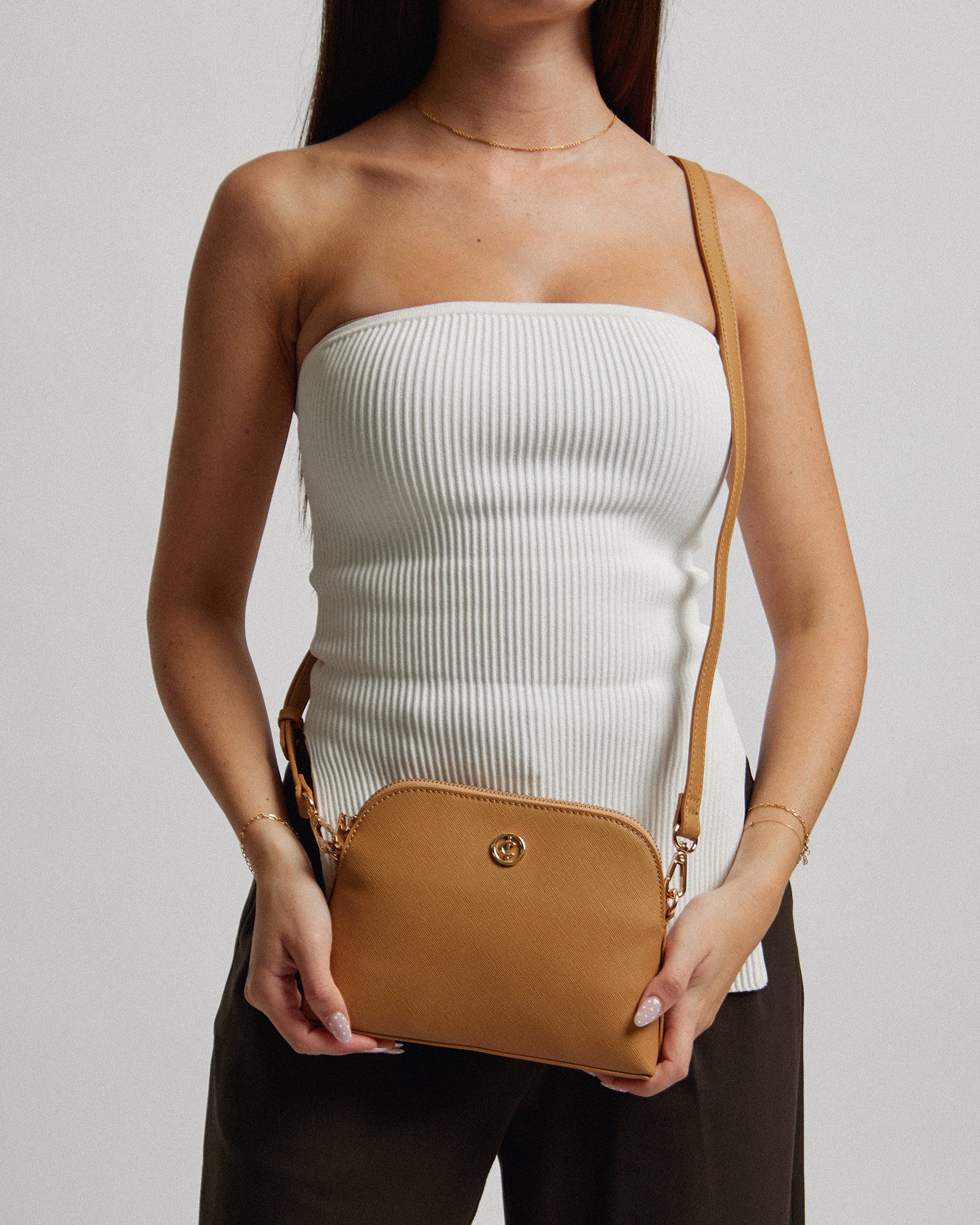 Caramel Jamari Crossbody Bag - Image 2