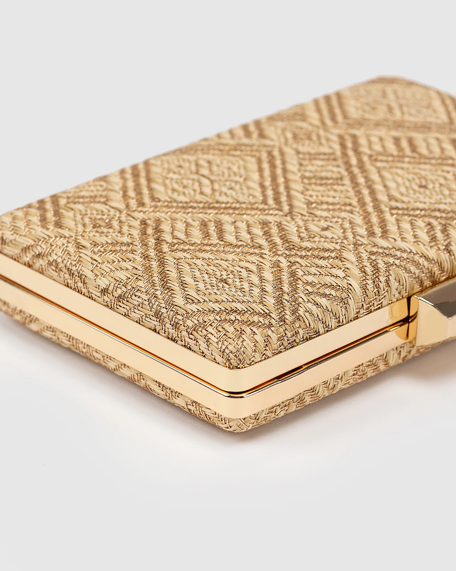 Natural Julia Hardcase Clutch Bag - Image 3