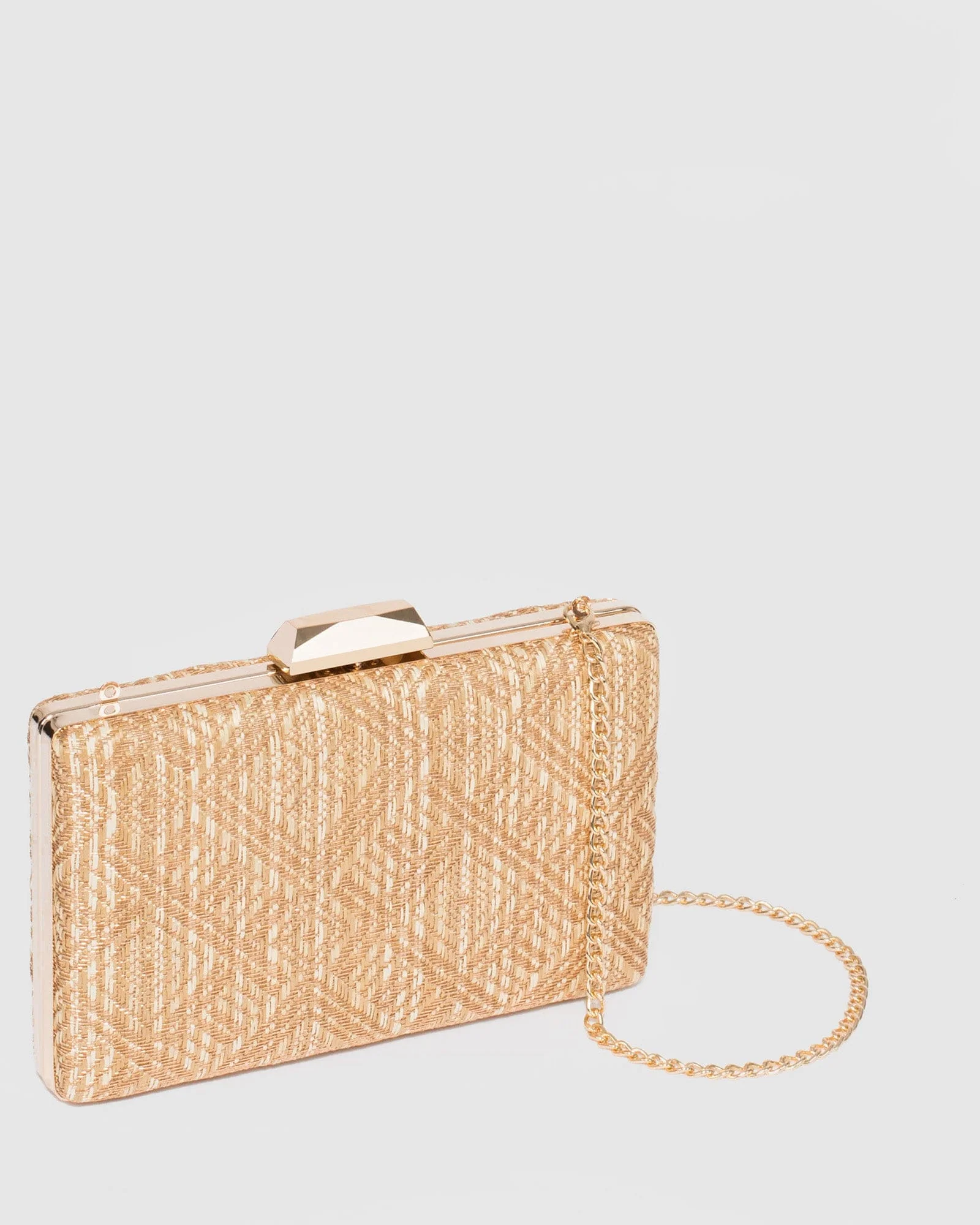 Natural Julia Hardcase Clutch Bag - Image 4
