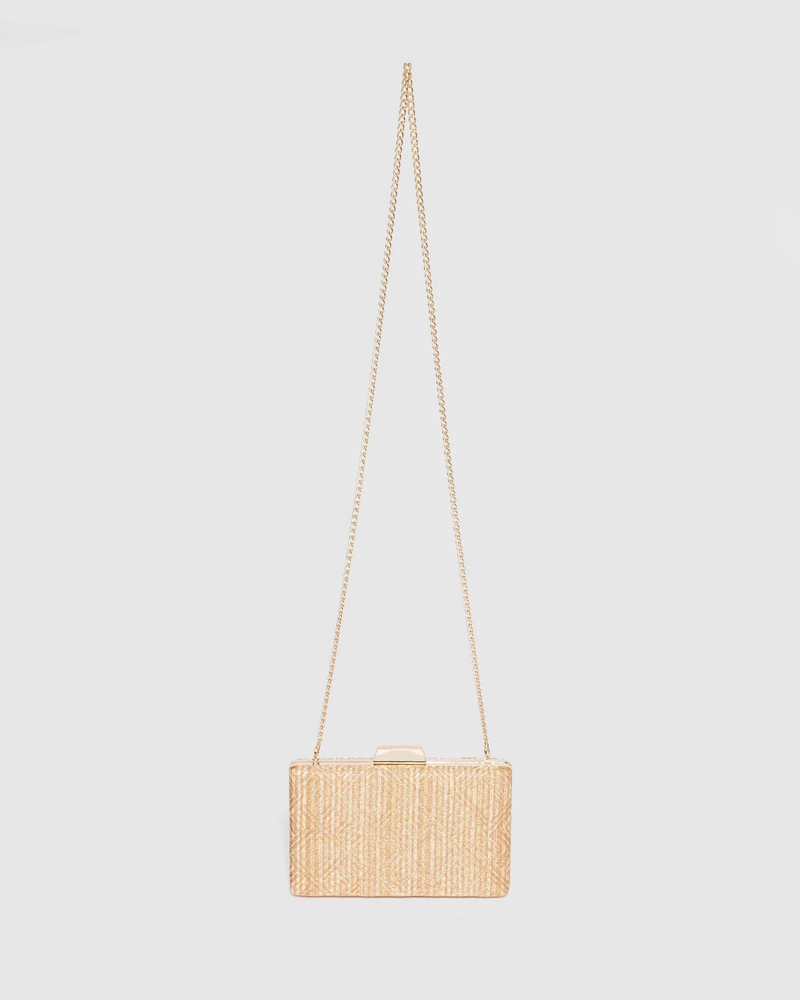 Natural Julia Hardcase Clutch Bag - Image 5