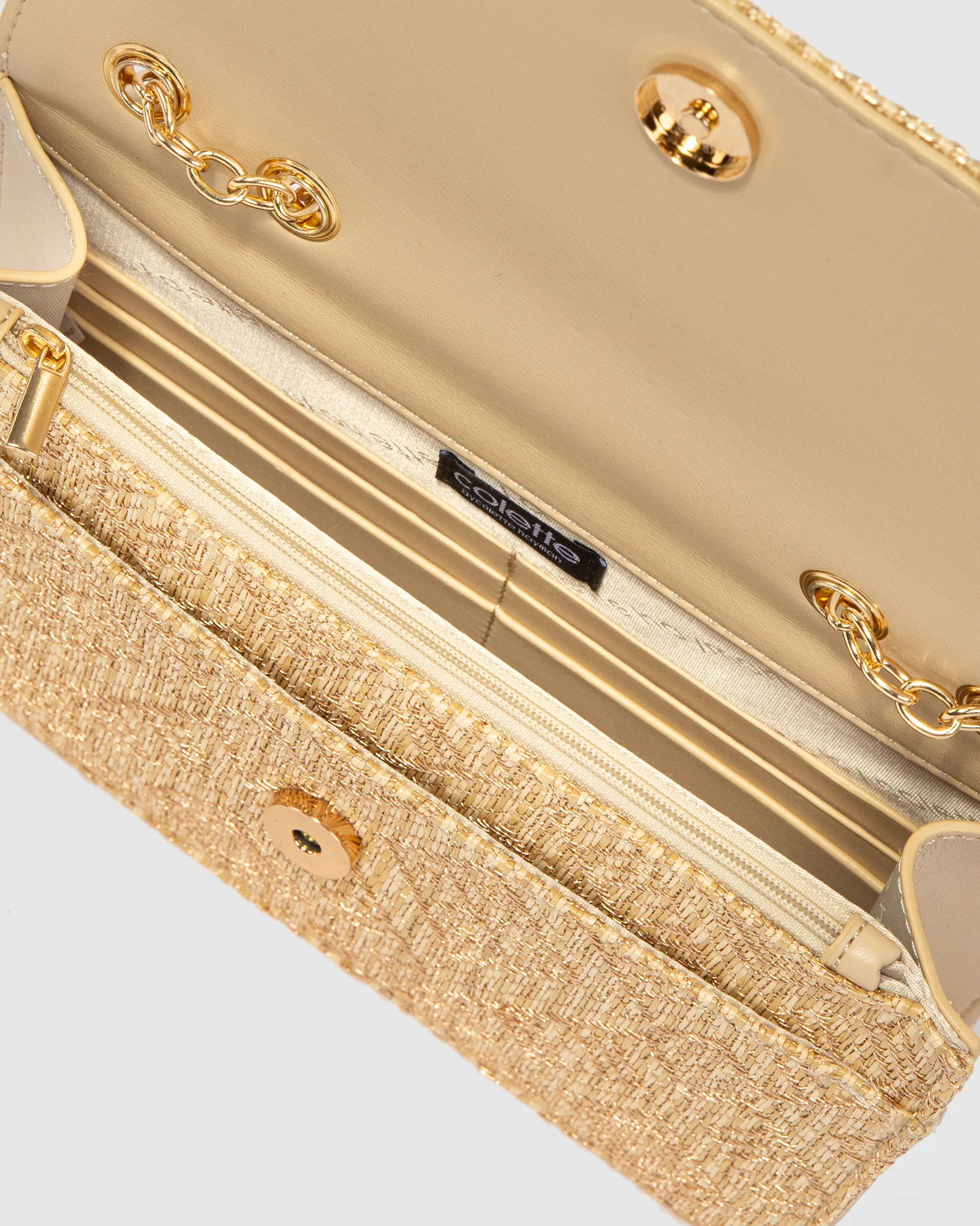 Natural Lauren Hardware Crossbody - Image 9