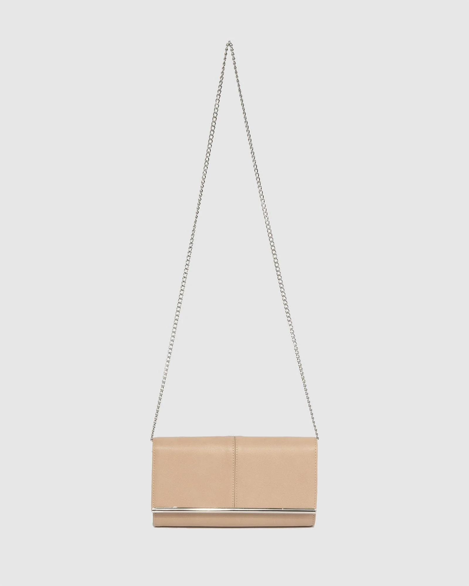 Natural Vevay Panel Clutch Bag - Image 5