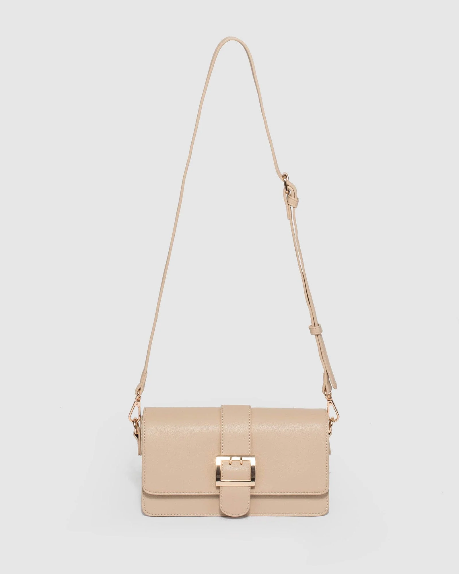 Nude Francesca Twist Shoulder Bag - Image 4