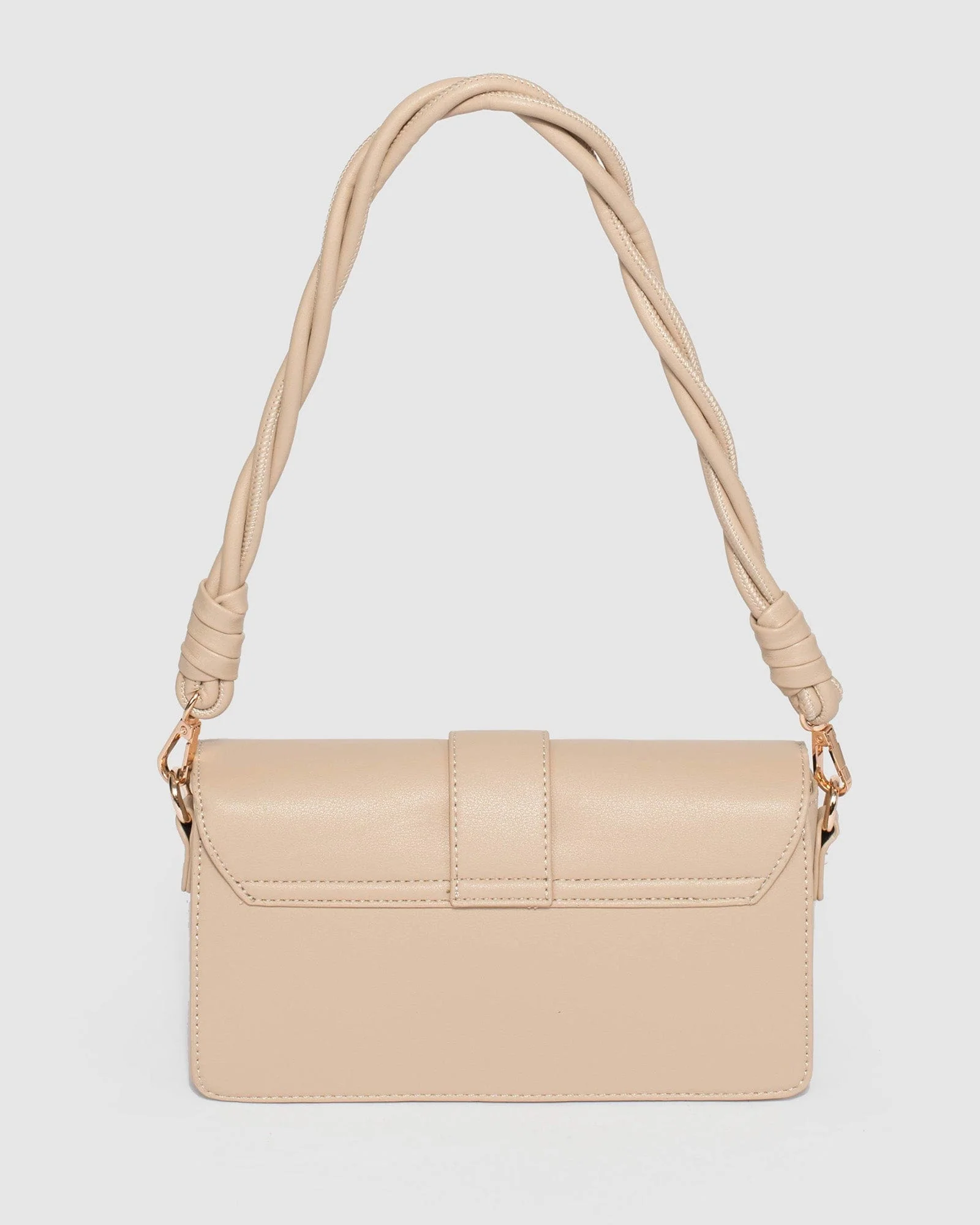 Nude Francesca Twist Shoulder Bag - Image 5