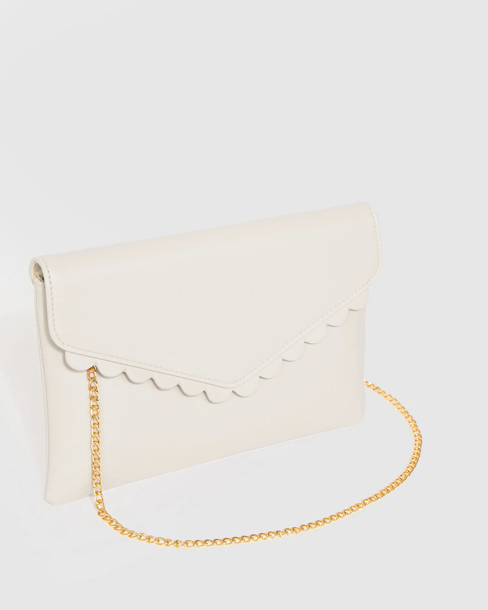 Nude Jordana Scallop Clutch Bag - Image 3
