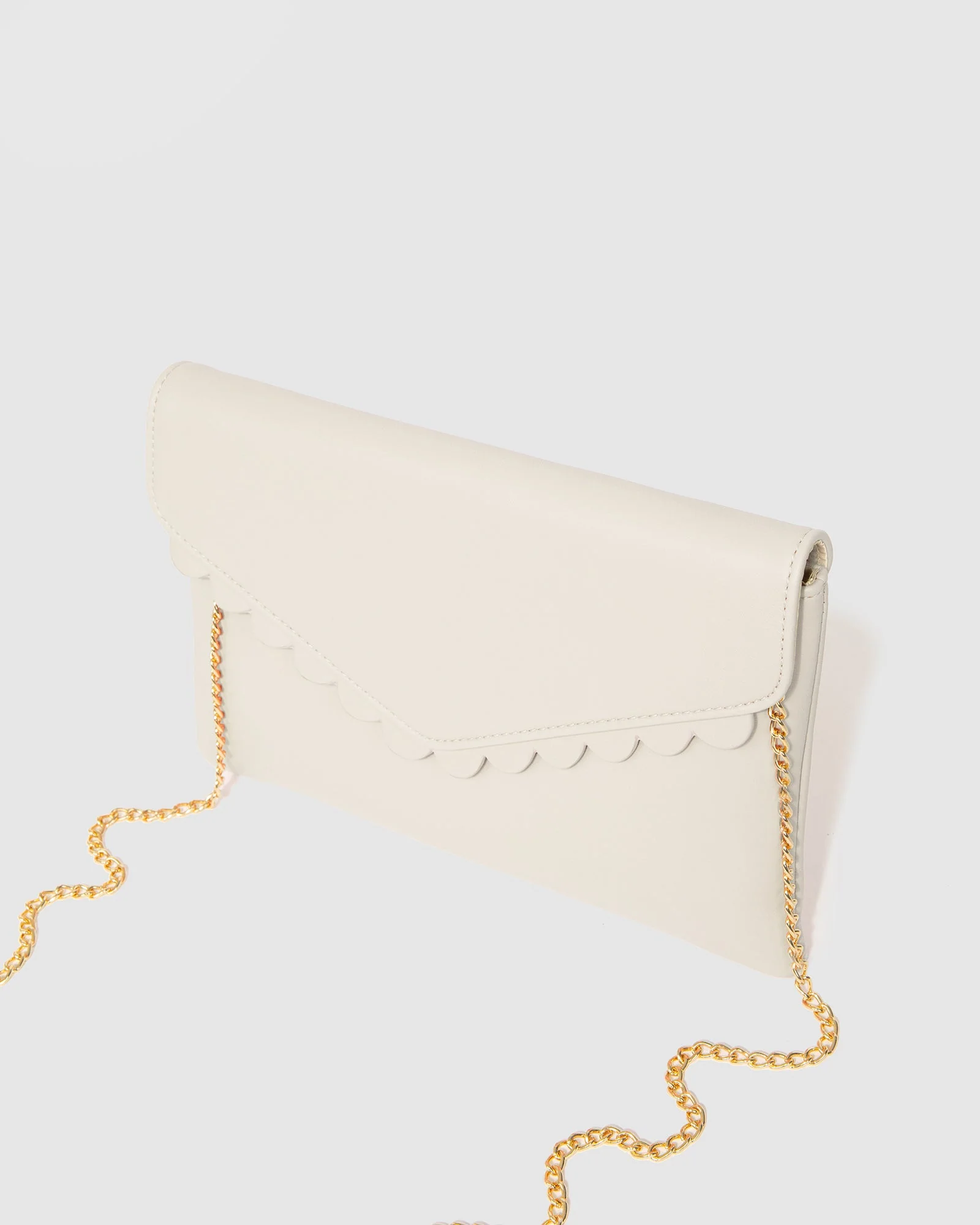 Nude Jordana Scallop Clutch Bag - Image 5