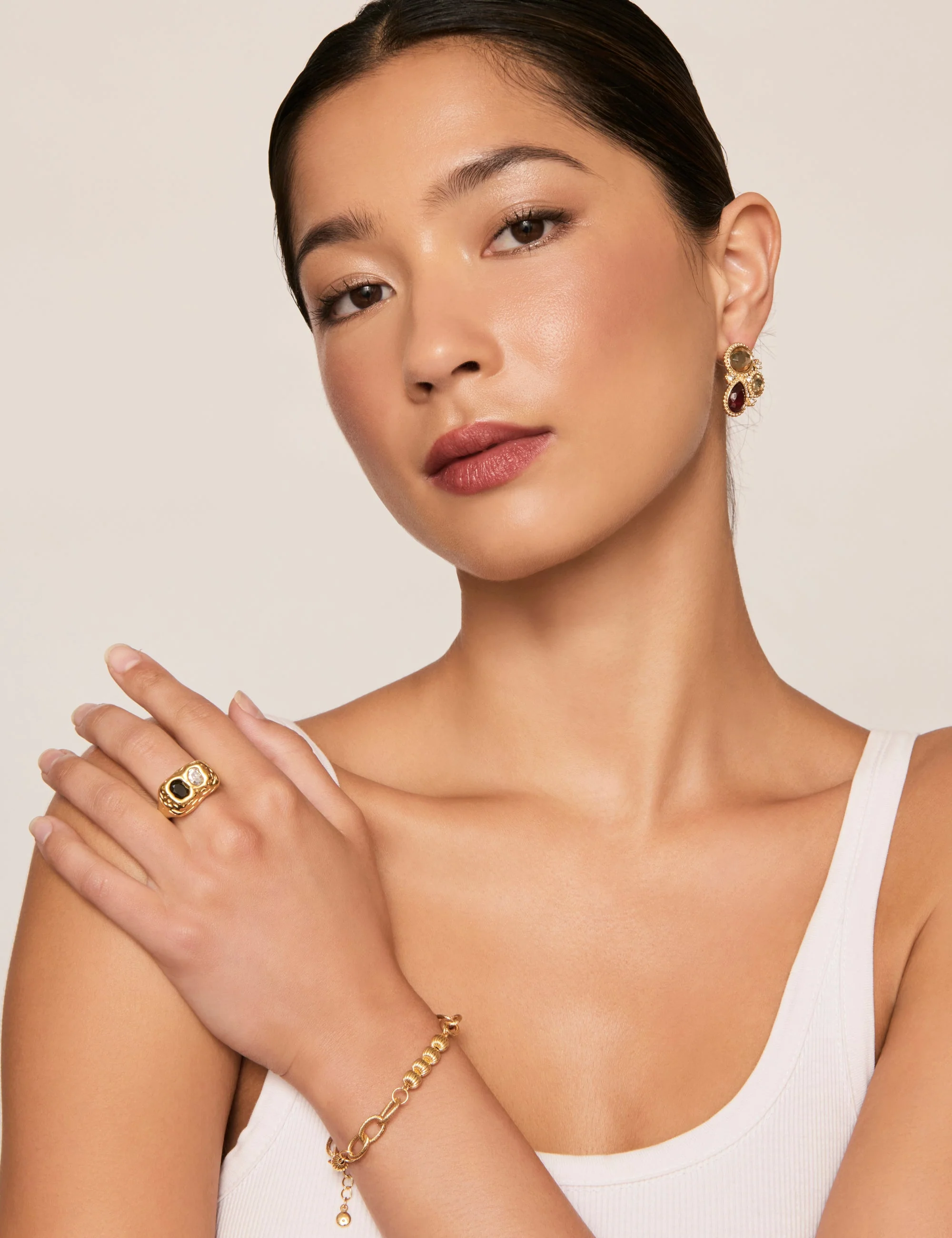 ORGANIC CRYSTAL STATEMENT RING - Image 4