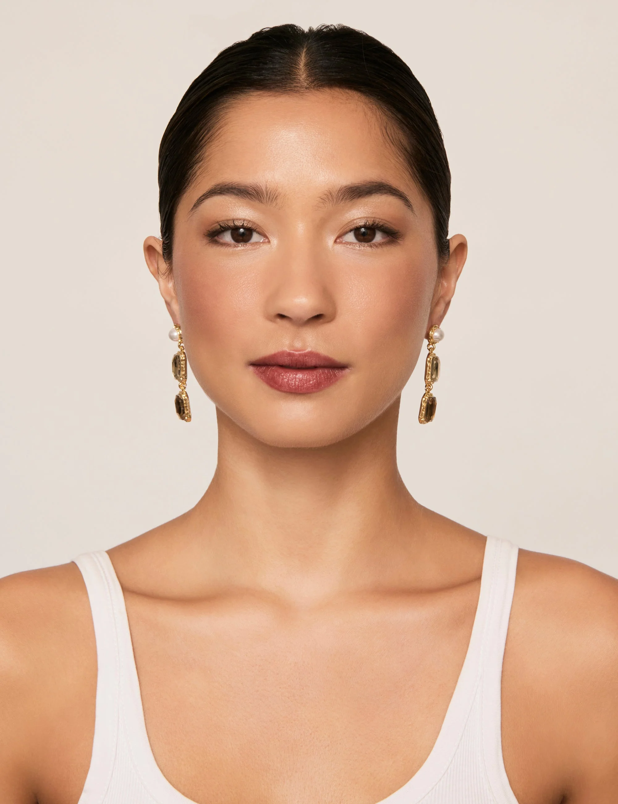 ORNATE PEARL DROP EARRING - Image 5