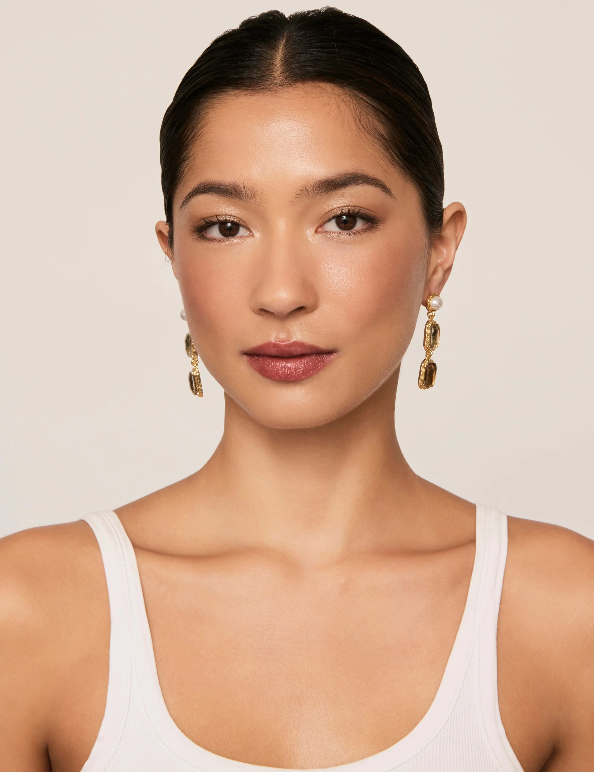 ORNATE PEARL DROP EARRING - Image 6