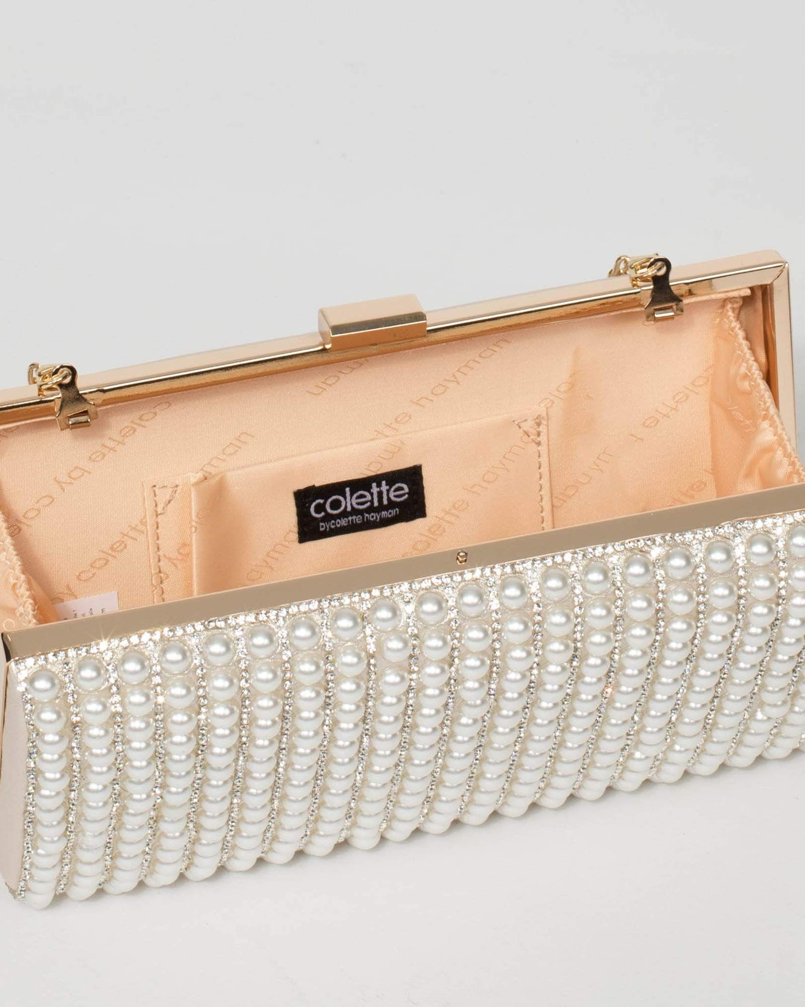 Pearl Thalia Hardcase Clutch Bag - Image 10