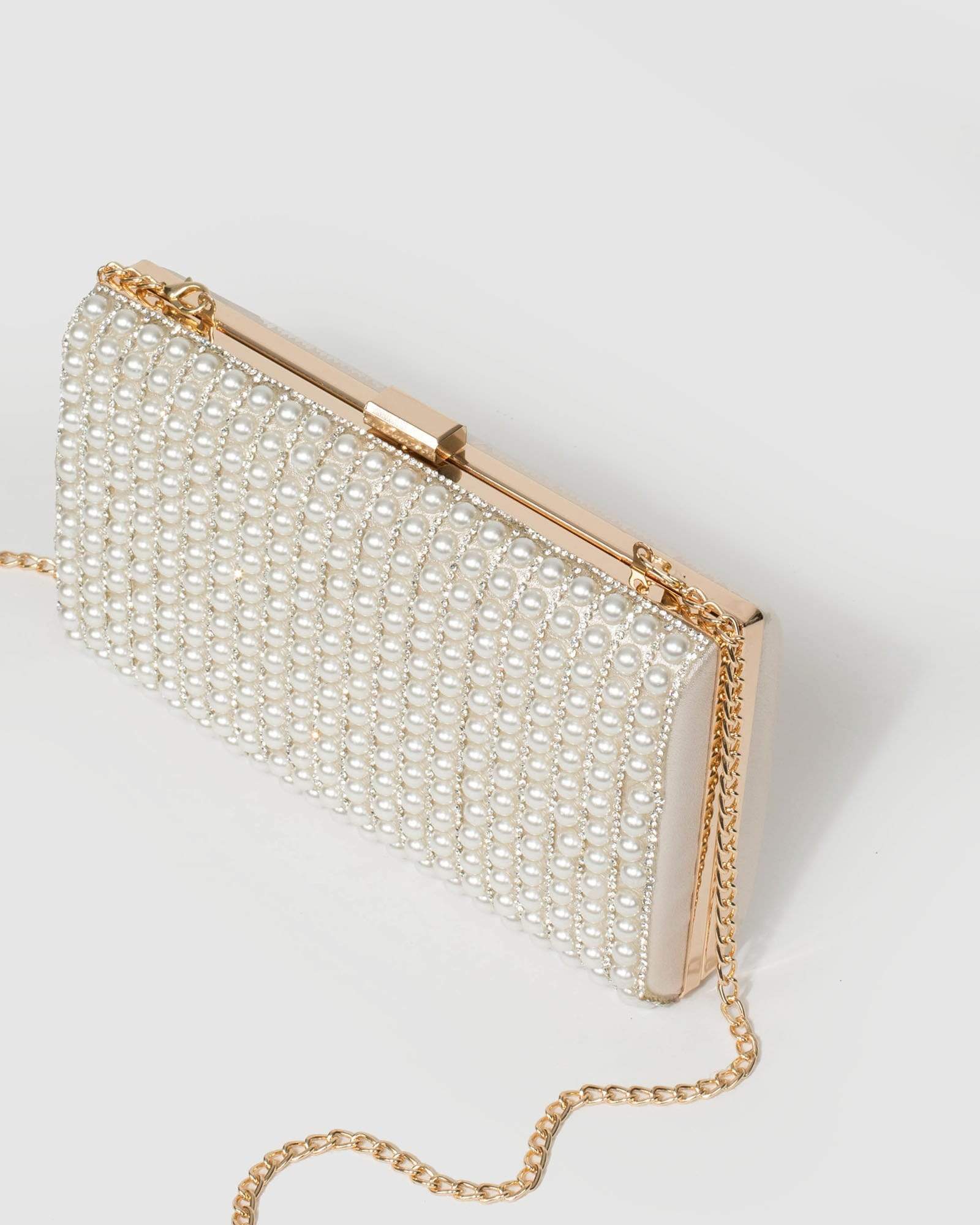 Pearl Thalia Hardcase Clutch Bag - Image 9