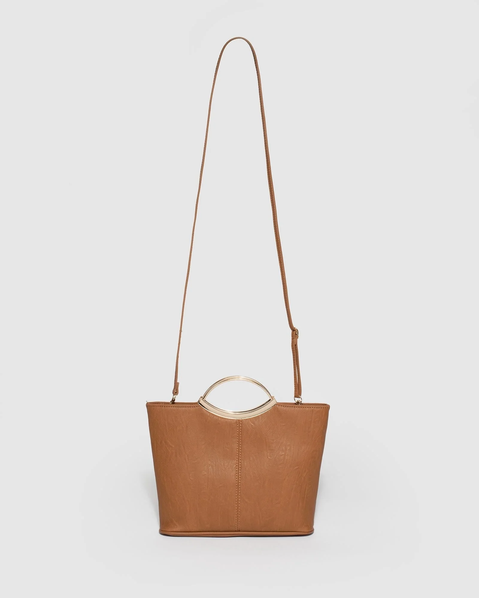 Tan Jessie Clutch Bag - Image 4