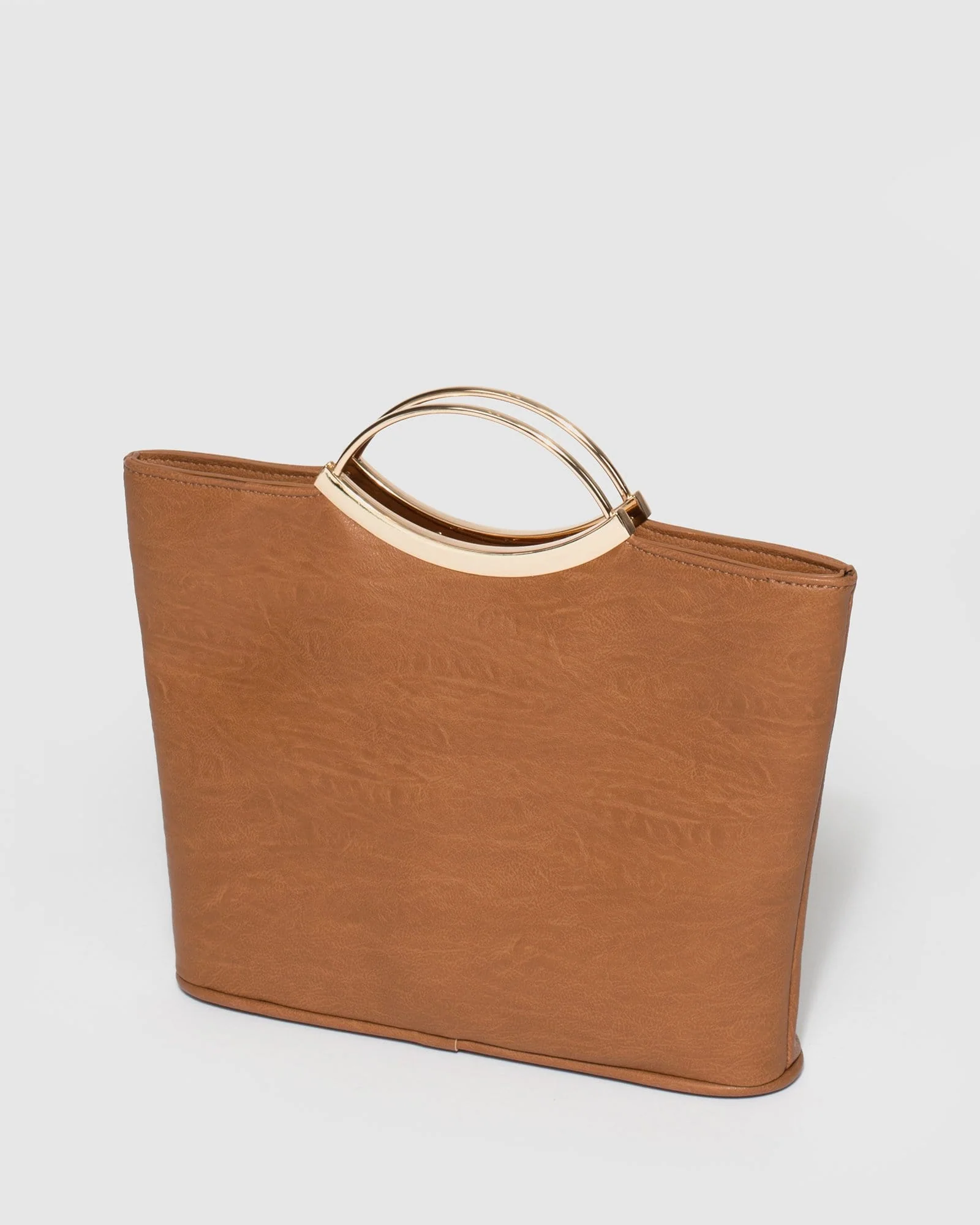 Tan Jessie Clutch Bag - Image 6