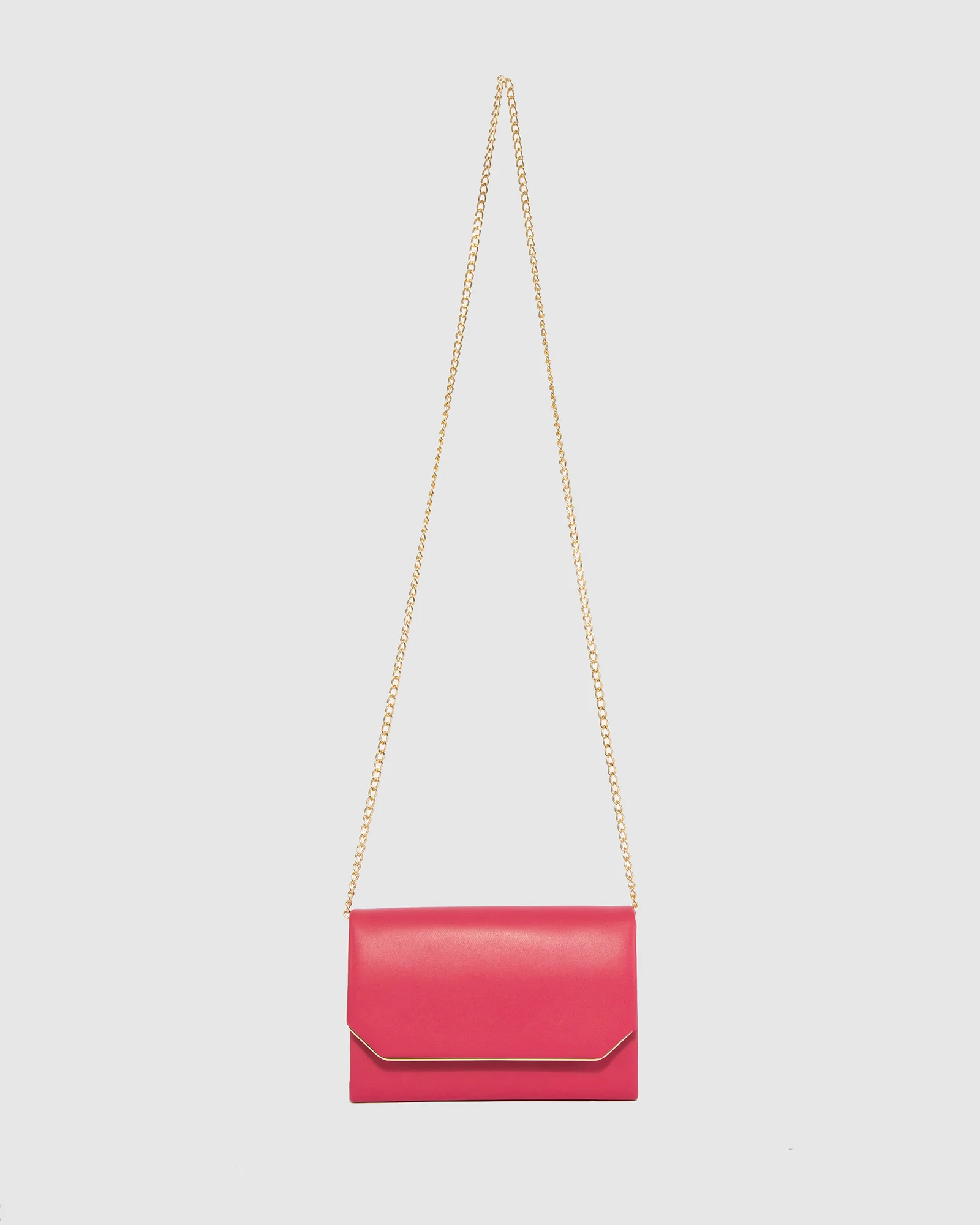 Pink Penny Flap Clutch - Image 3