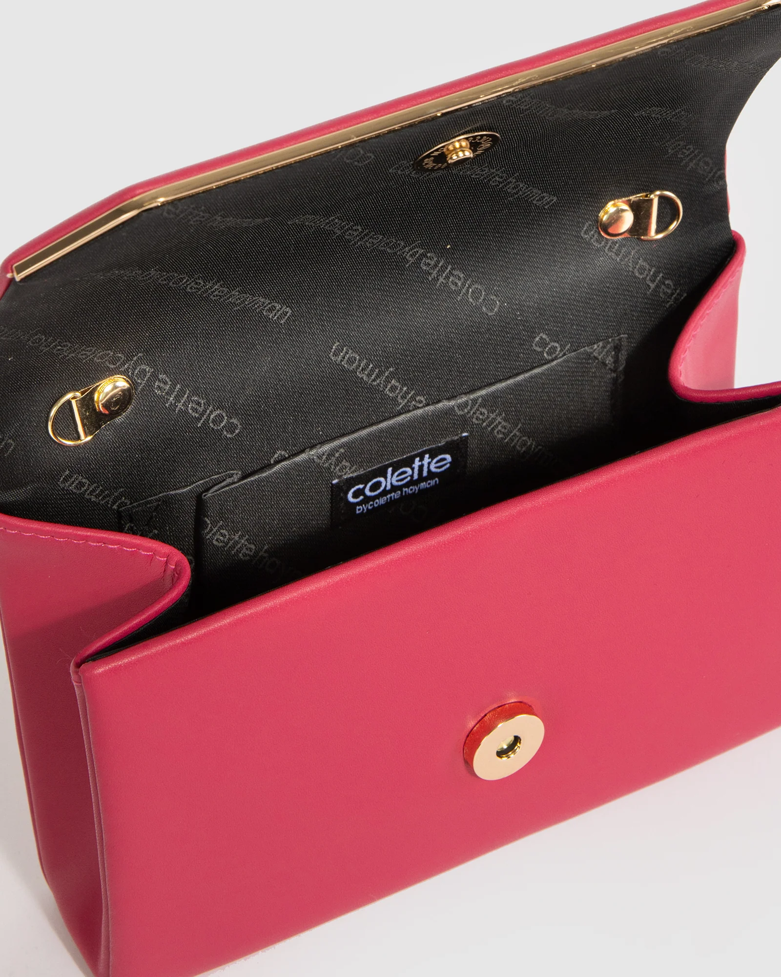 Pink Penny Flap Clutch - Image 5