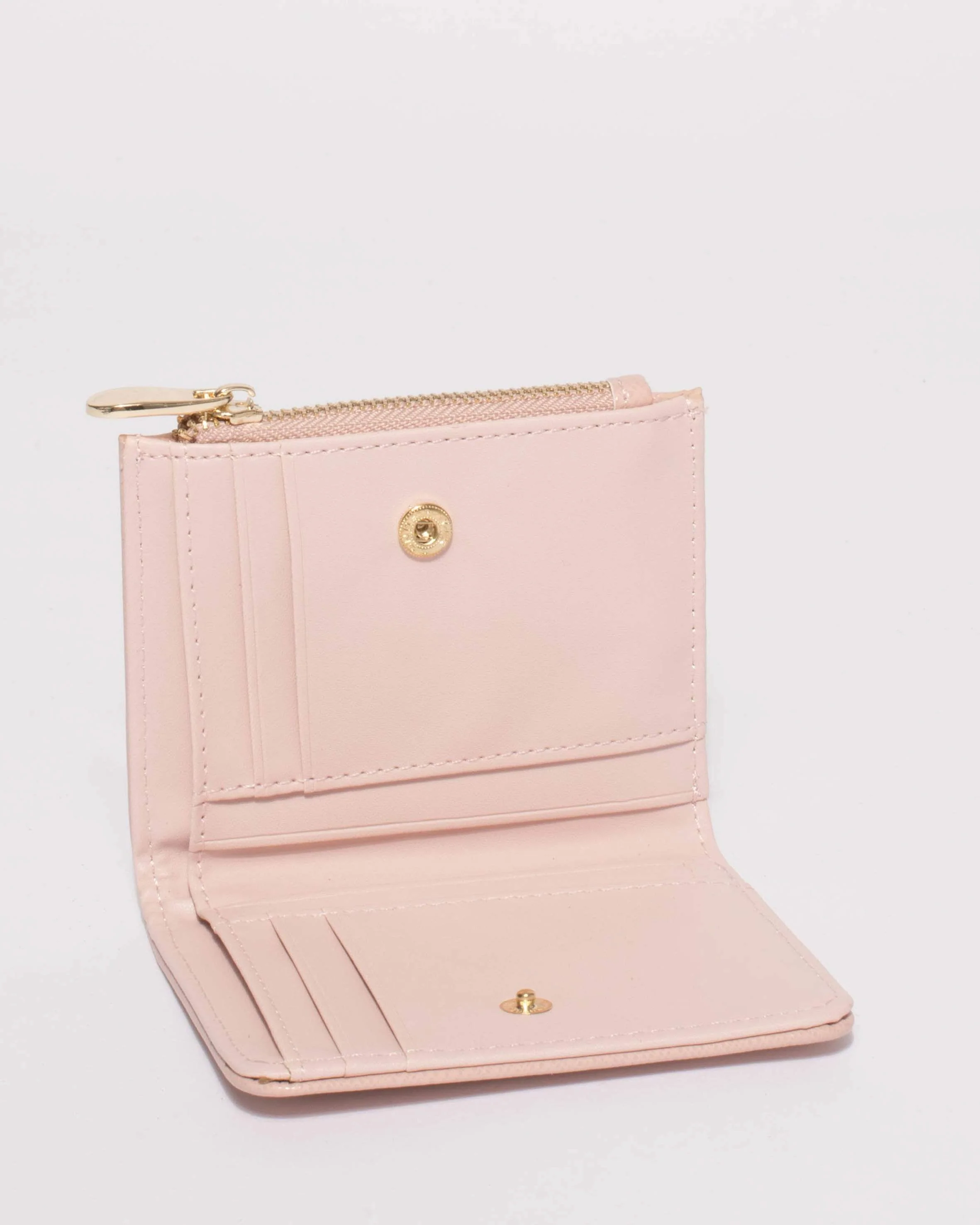 Pink And Gold Han Mini Wallet - Image 3