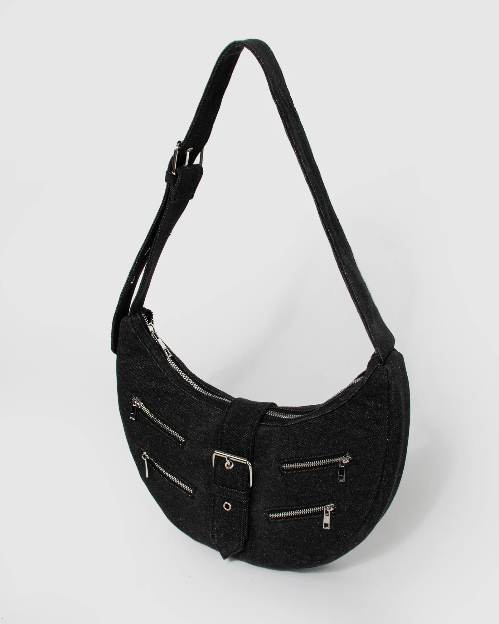 Polly Denim Shoulder Bag - Image 5