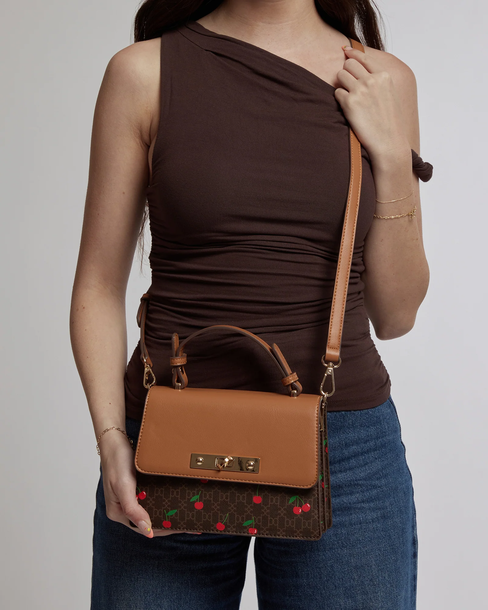 Print Angelika Scarf Top Handle - Image 3