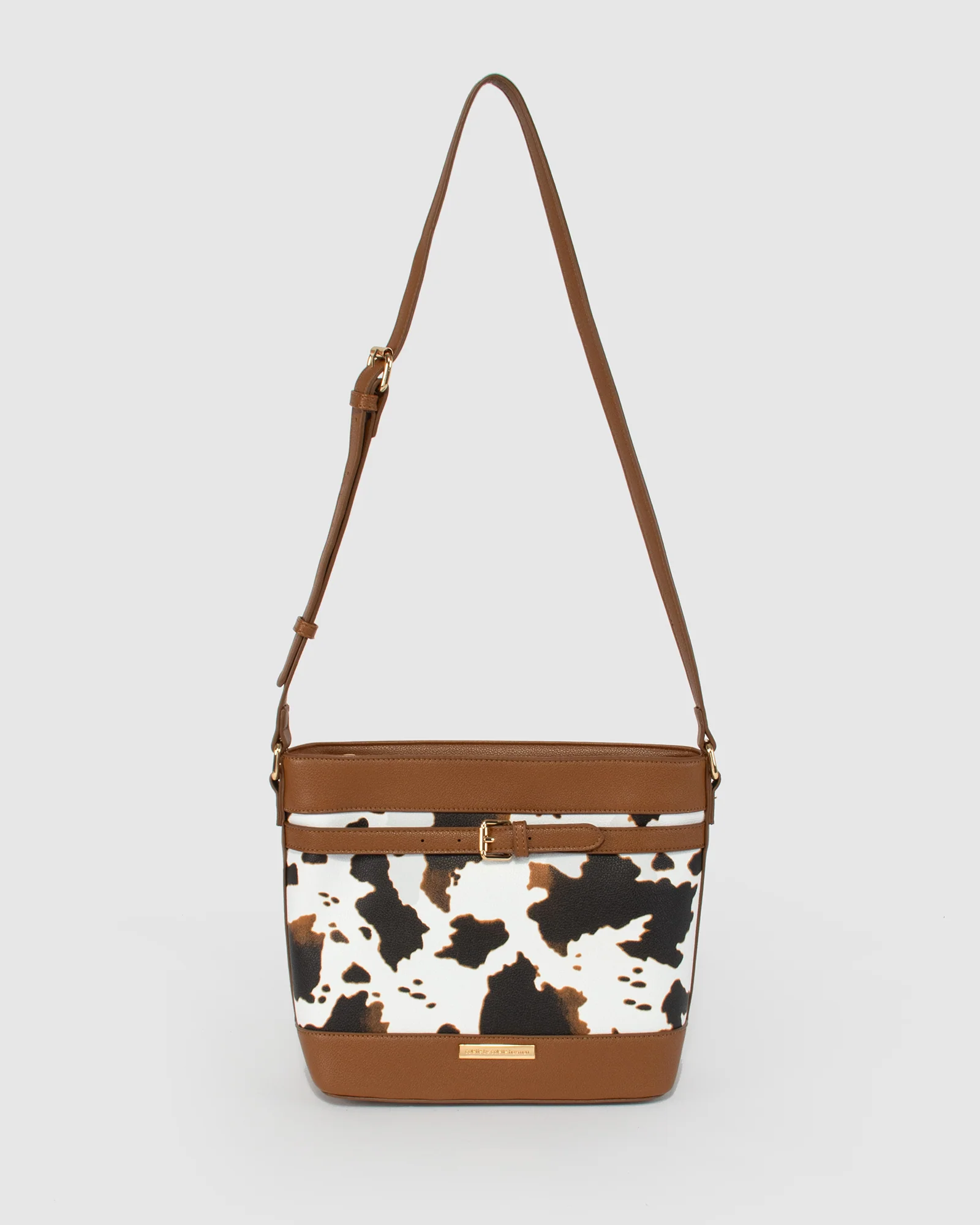 Print Pia Buckle Bucket Bag - Image 4