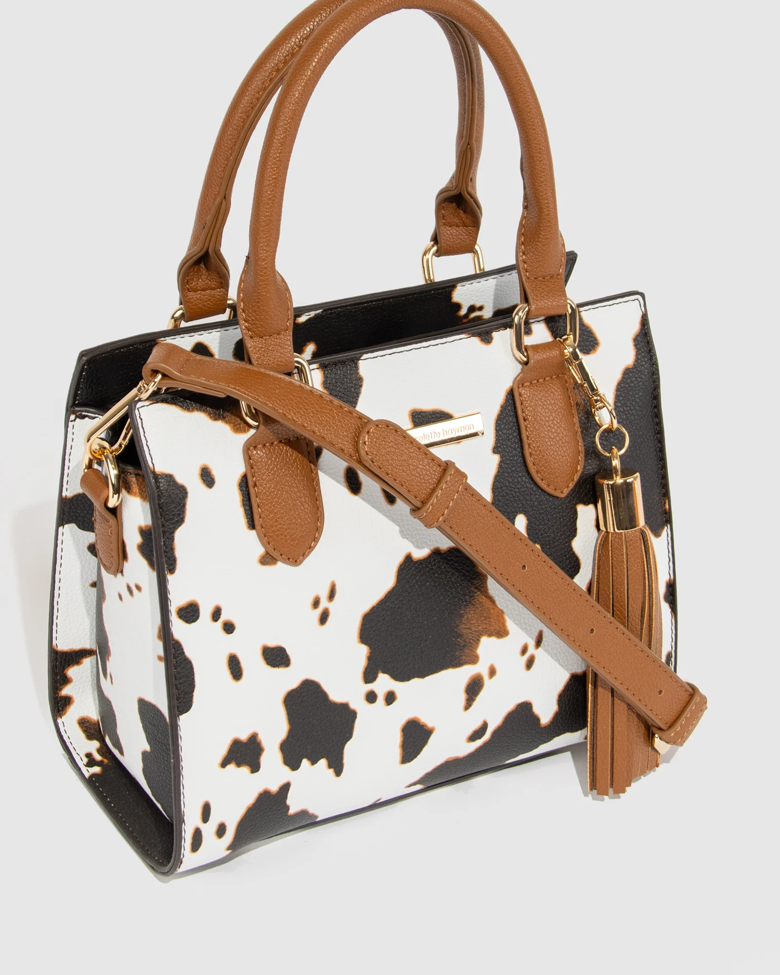 Print Sia Mini Tassel Tote - Image 3