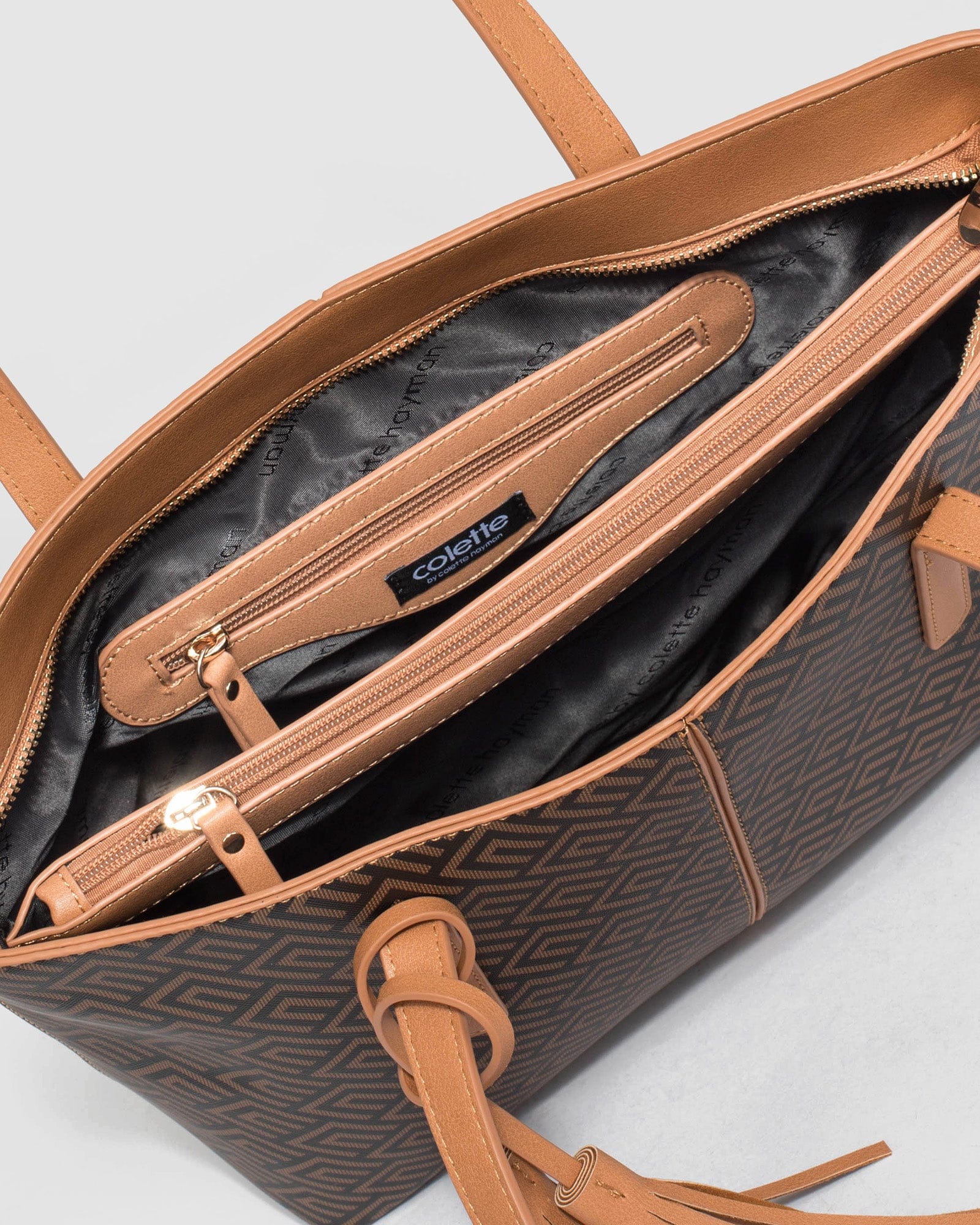 Print Yesenia Tassel Tote Bag - Image 6