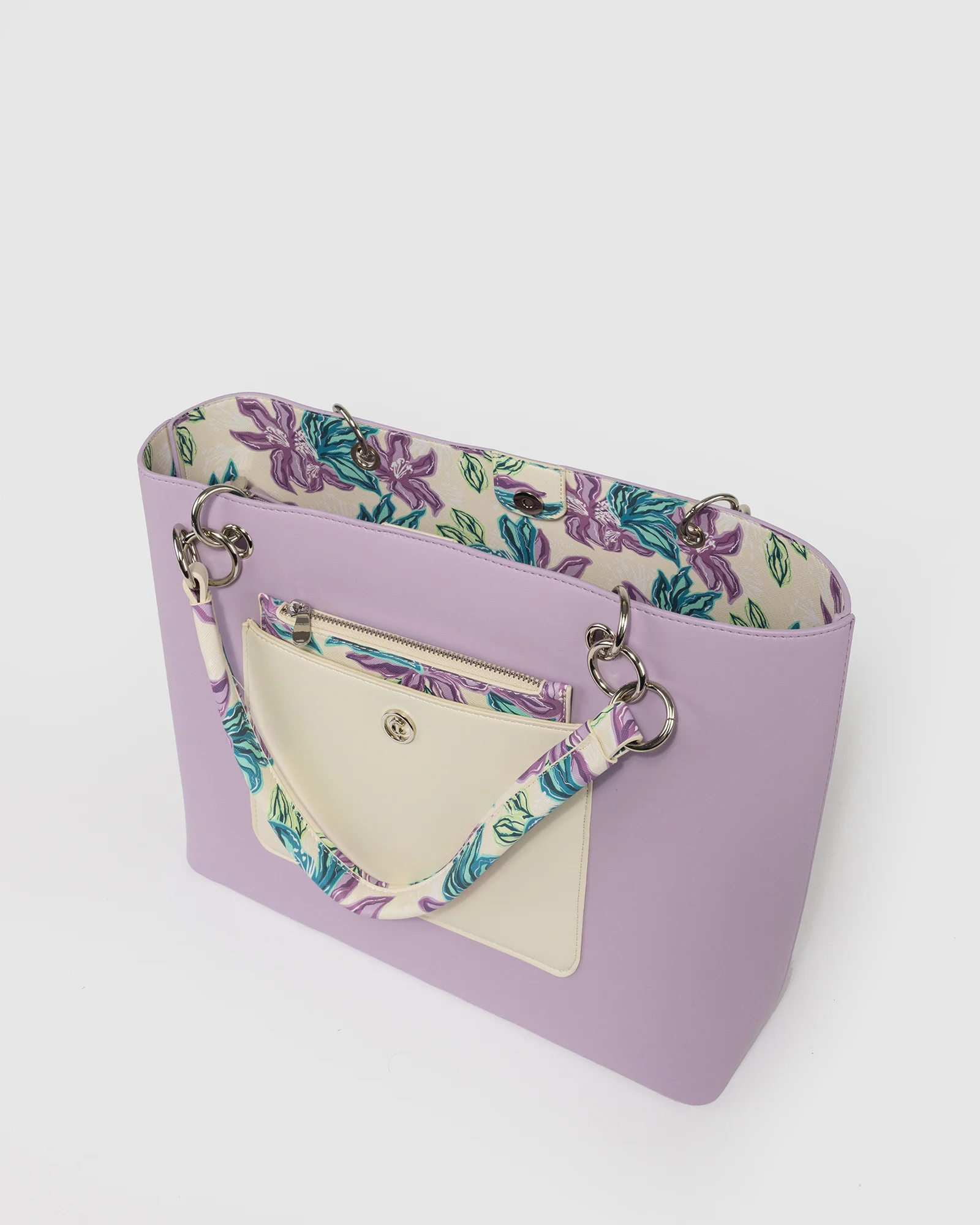 Purple Tia Pocket Tote - Image 4