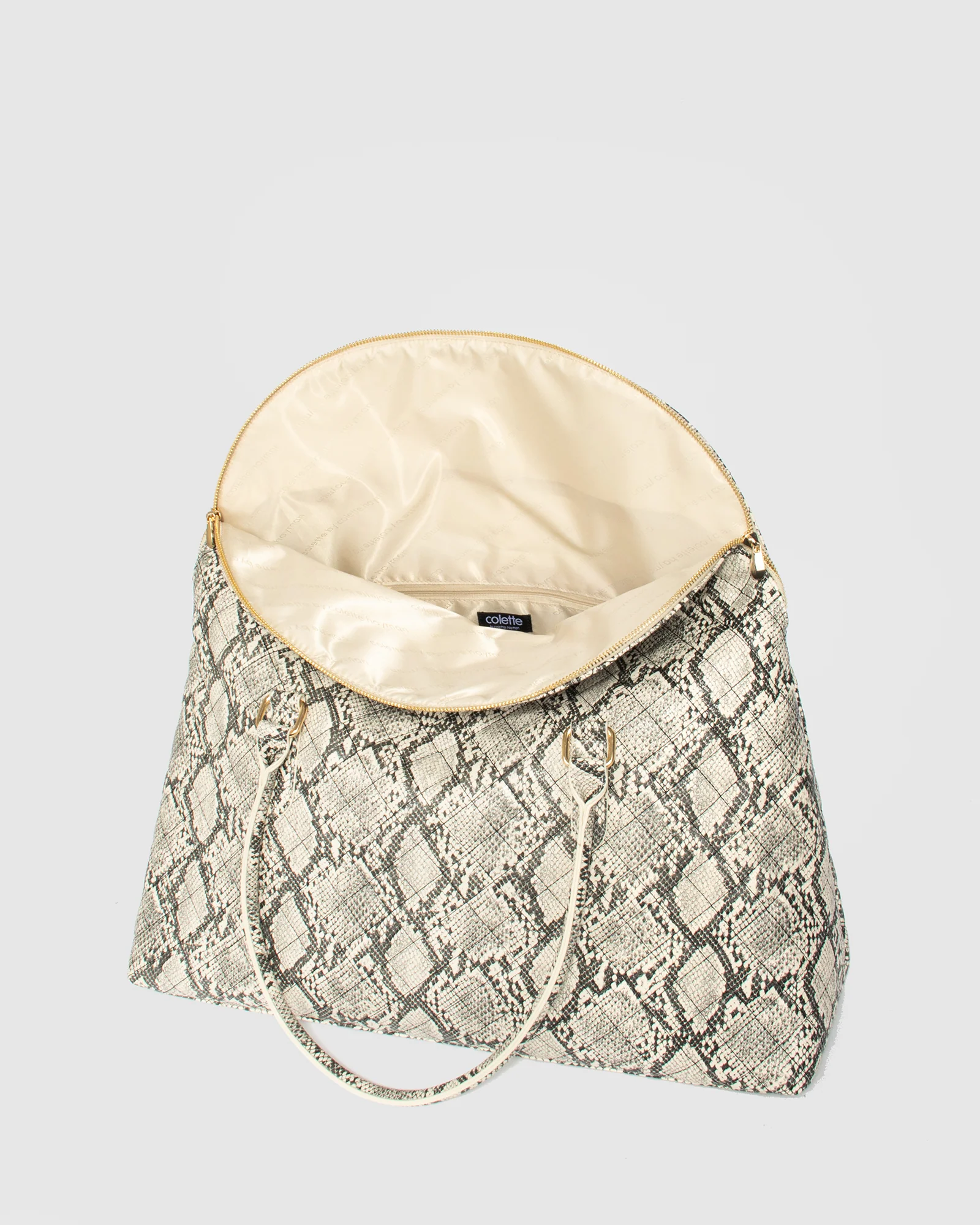 Python Ailiey Quilted Zip Top Weekender Bag - Image 6