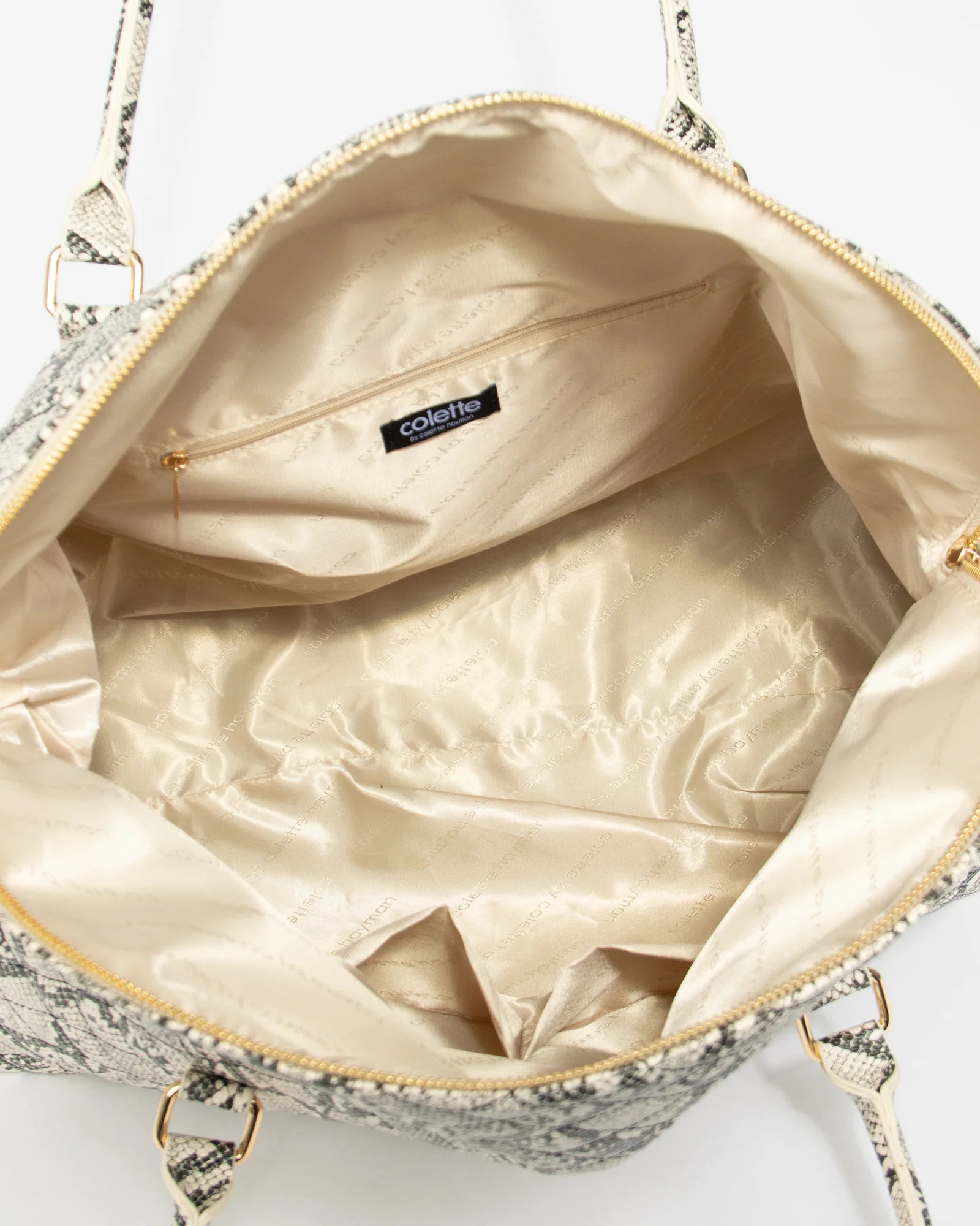 Python Ailiey Quilted Zip Top Weekender Bag - Image 7