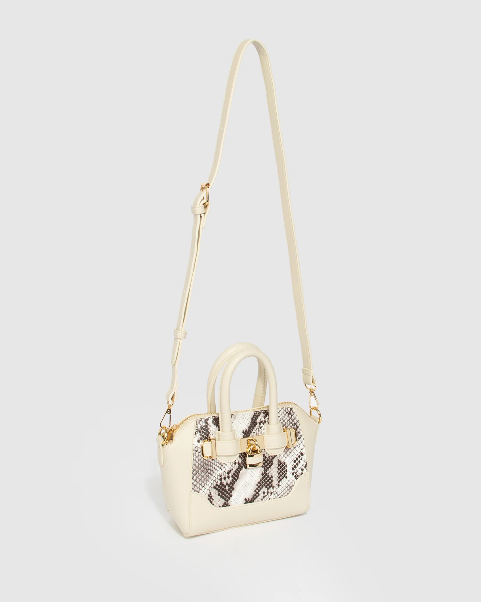 Python Frankie Lock Tote Bag - Image 4