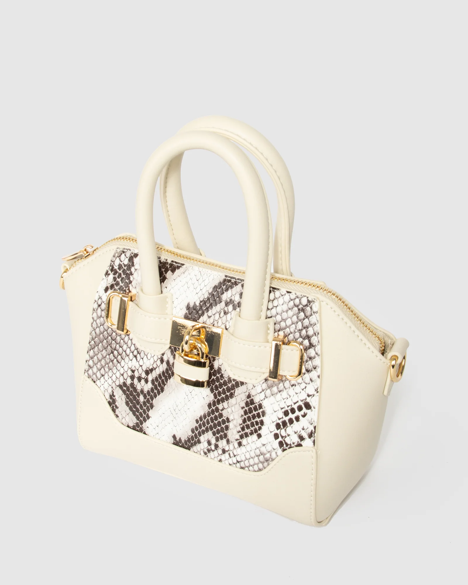 Python Frankie Lock Tote Bag - Image 6