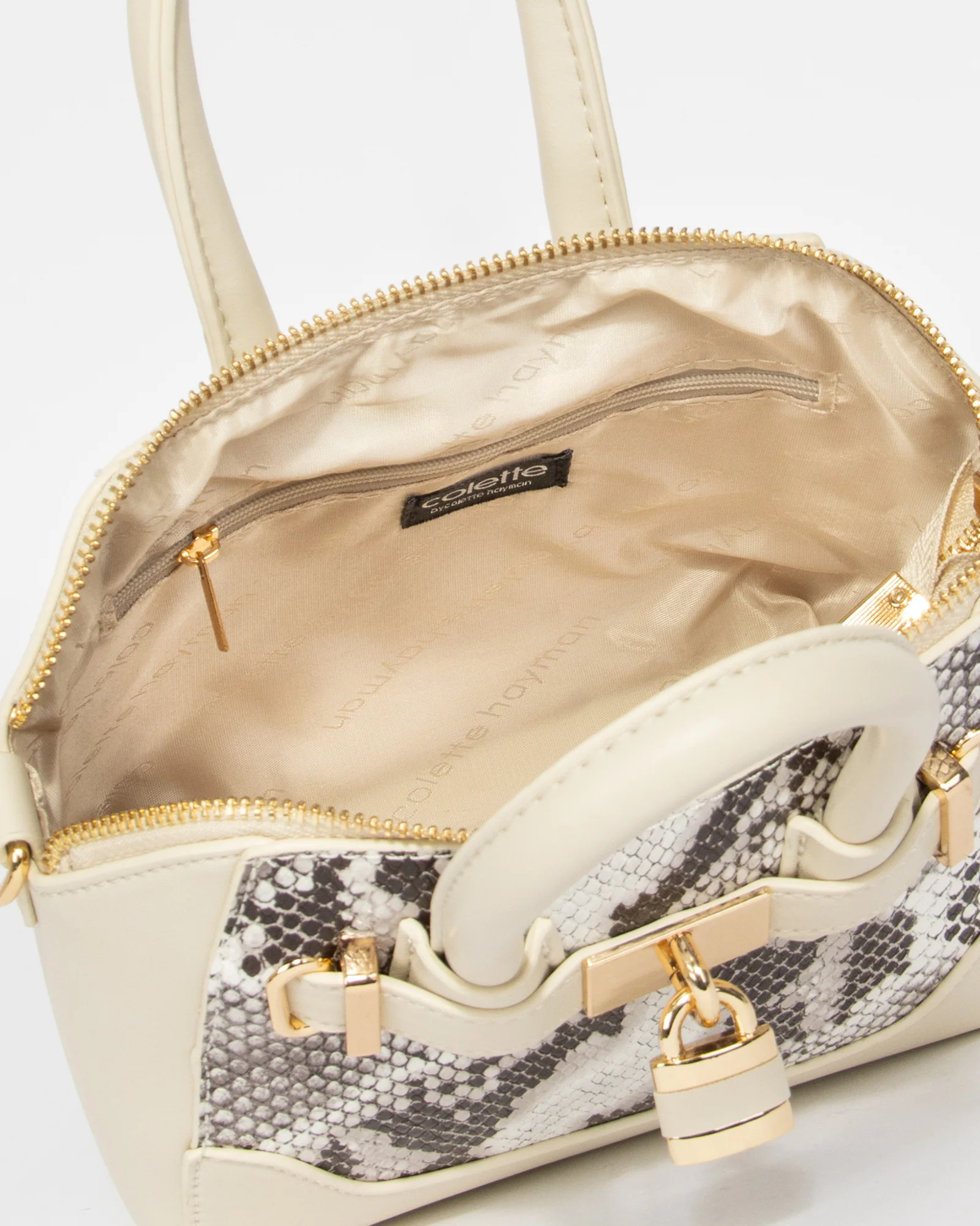 Python Frankie Lock Tote Bag - Image 7