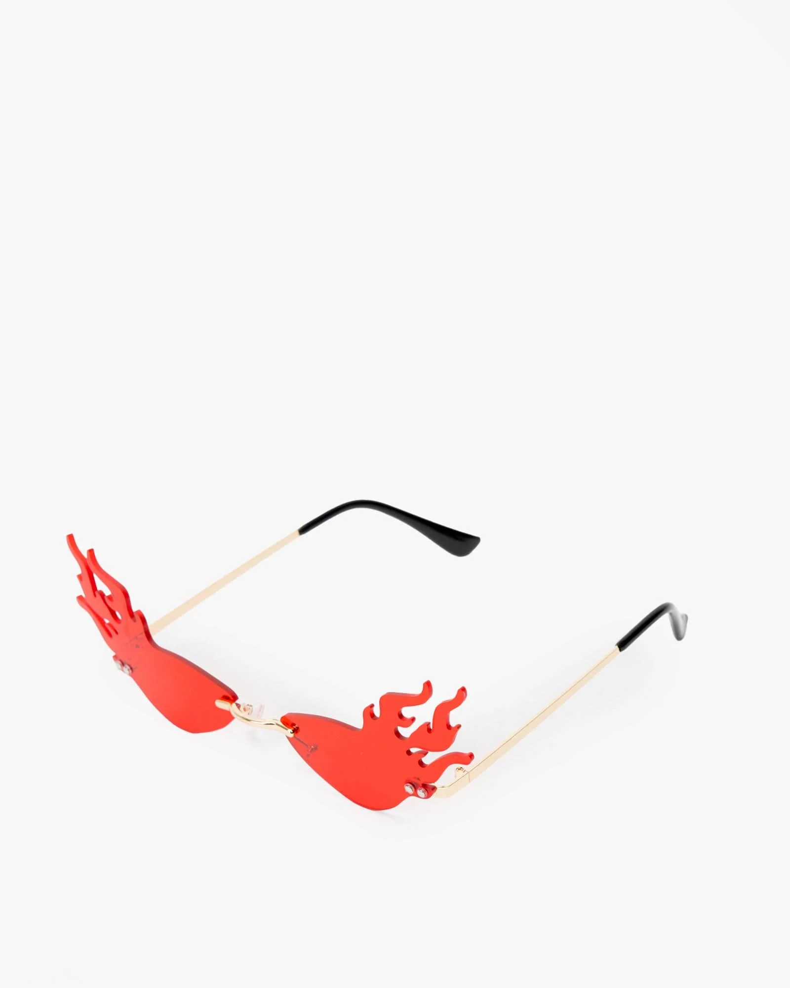 Red Cool Flame Look Sunglasses - Image 2
