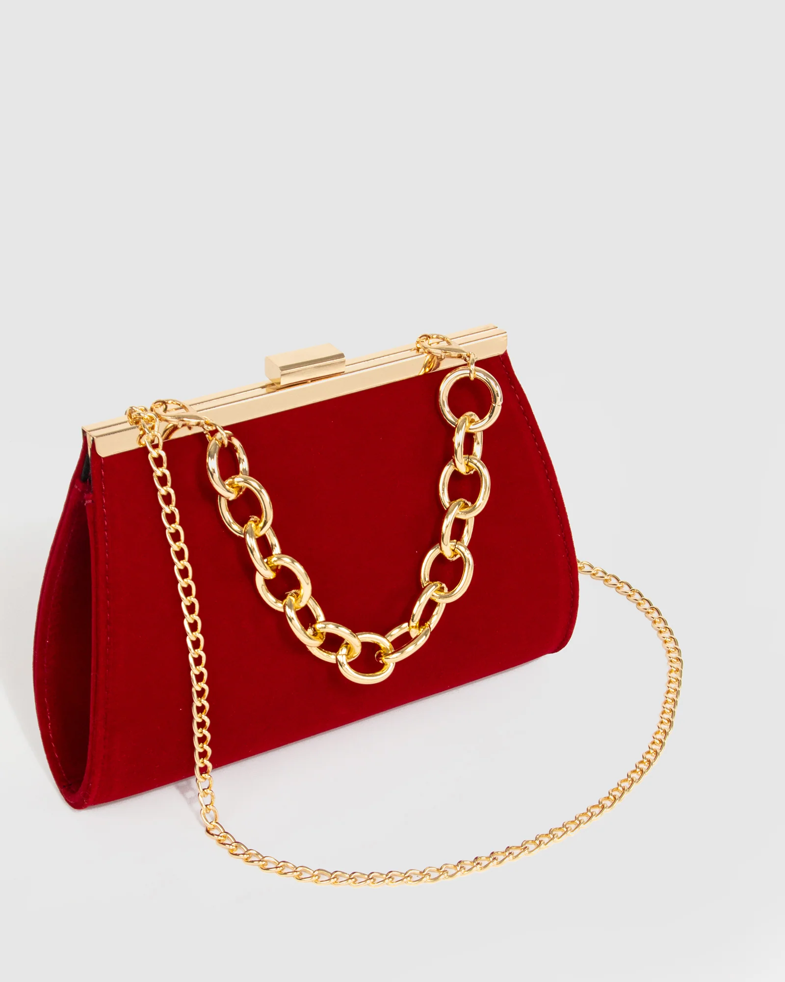 Red Crystal Top Handle Bag - Image 3
